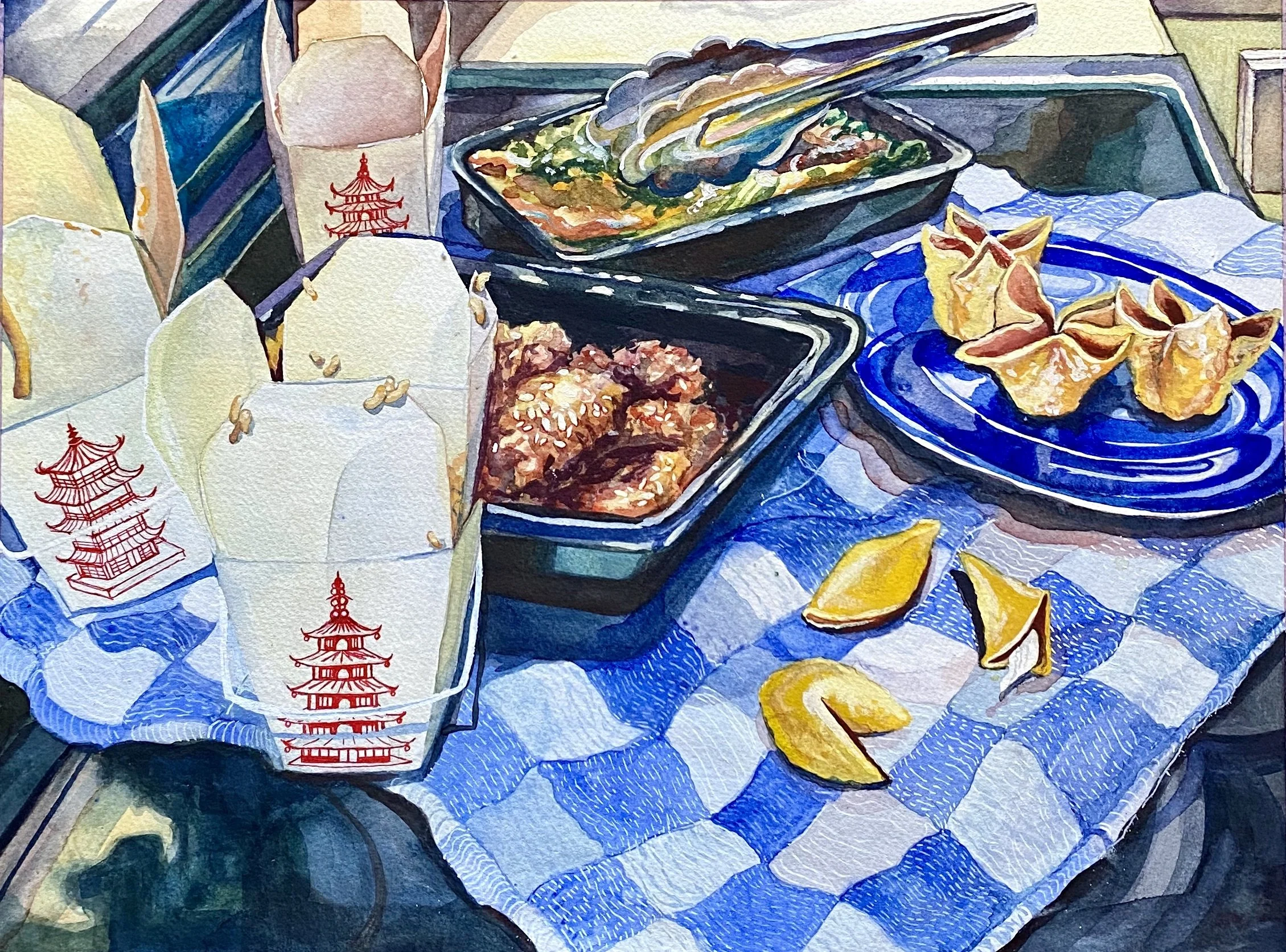 Bethany Allison Art - Takeout Still Life