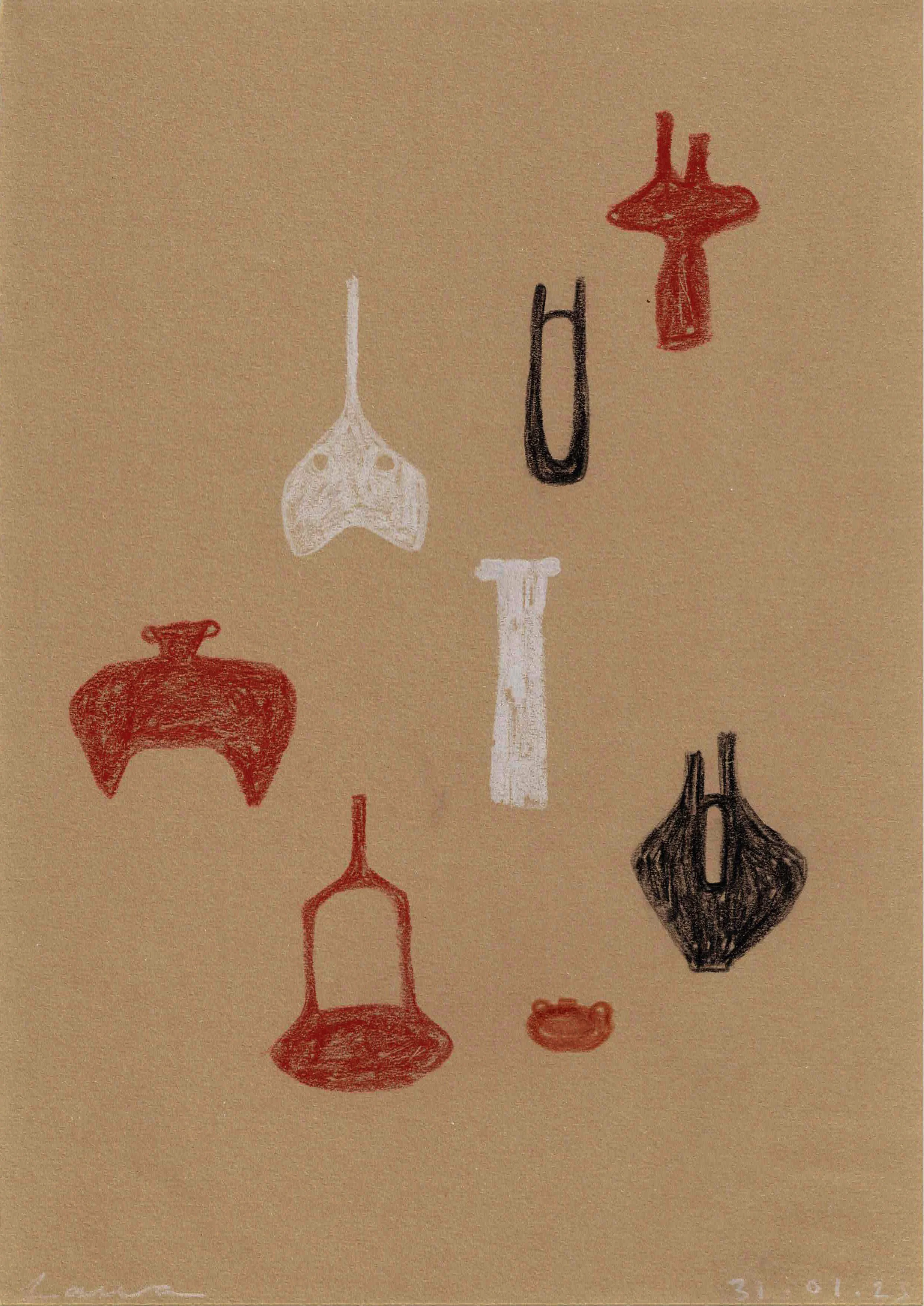 Memories, pencil on paper, 2025