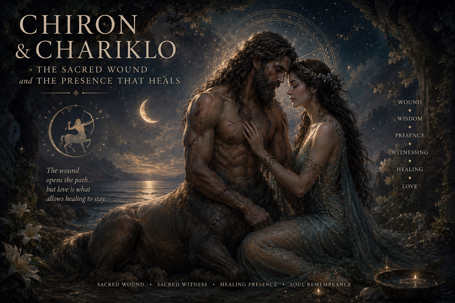 Chiron &amp; Chariklo | The Sacred Wound &amp; the Presence That Heals