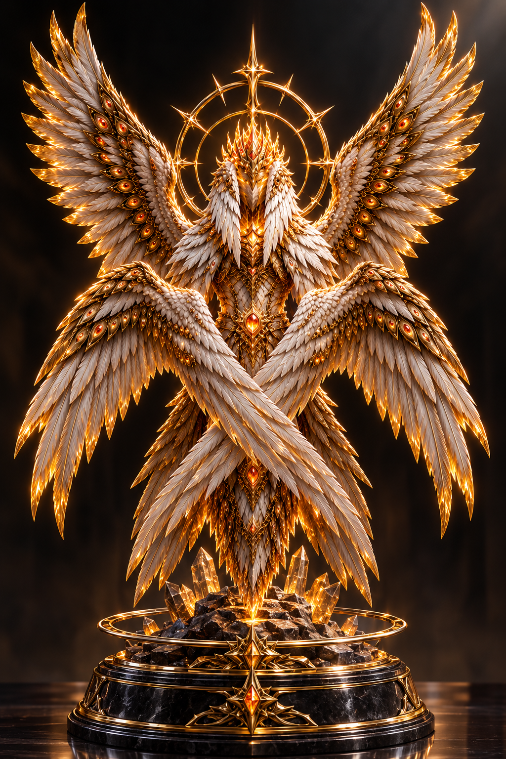 Seraphim Six-Winged Miniature - Divine Symbol of Eternal Worship