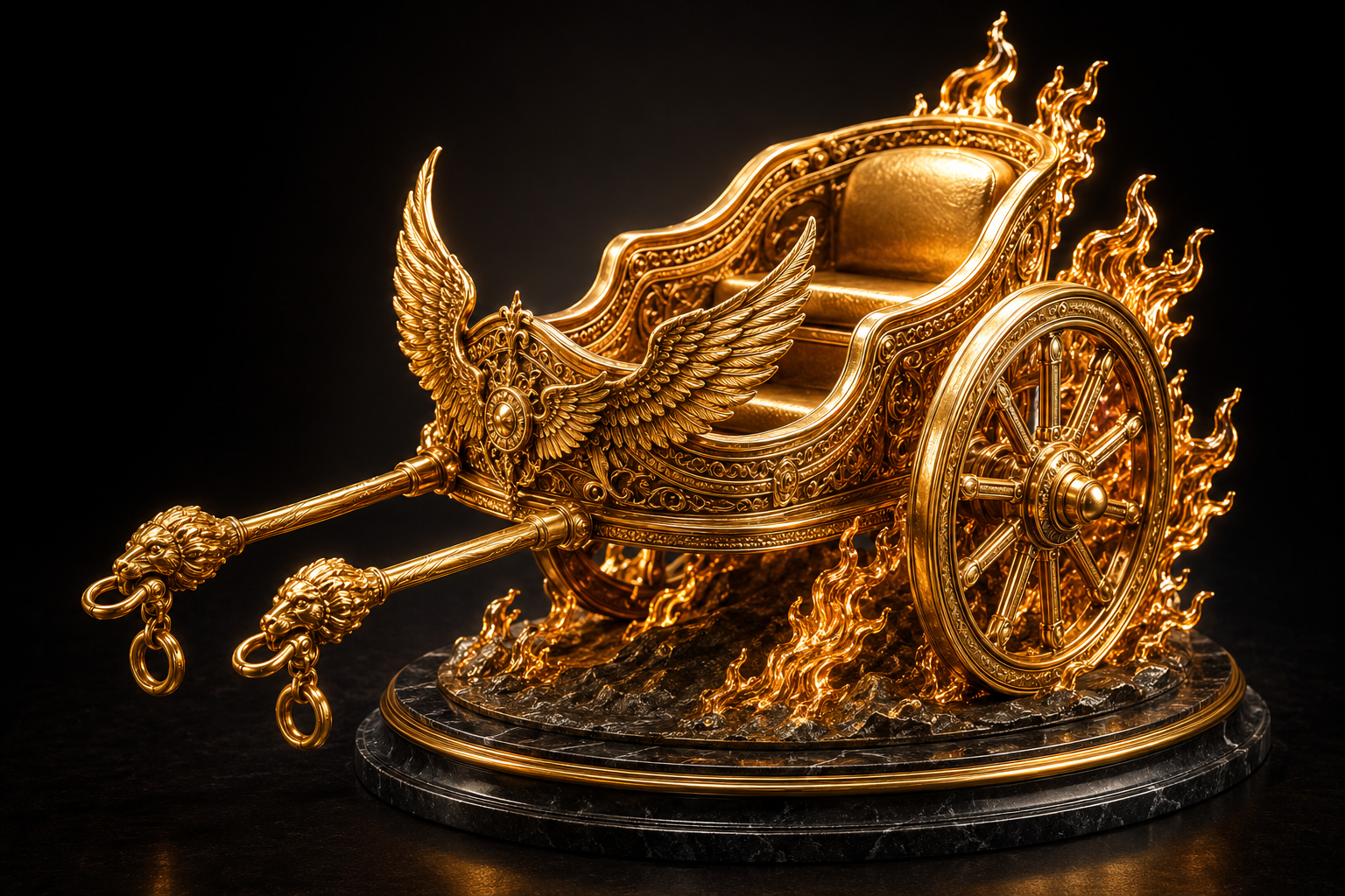 Elijah's Fiery Chariot Figurine Collectible