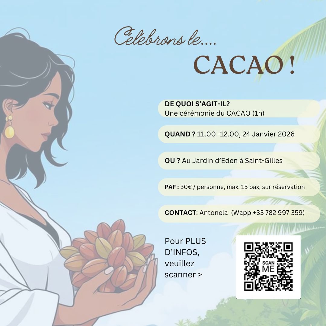 Cacao Ceremony in Reunion Island