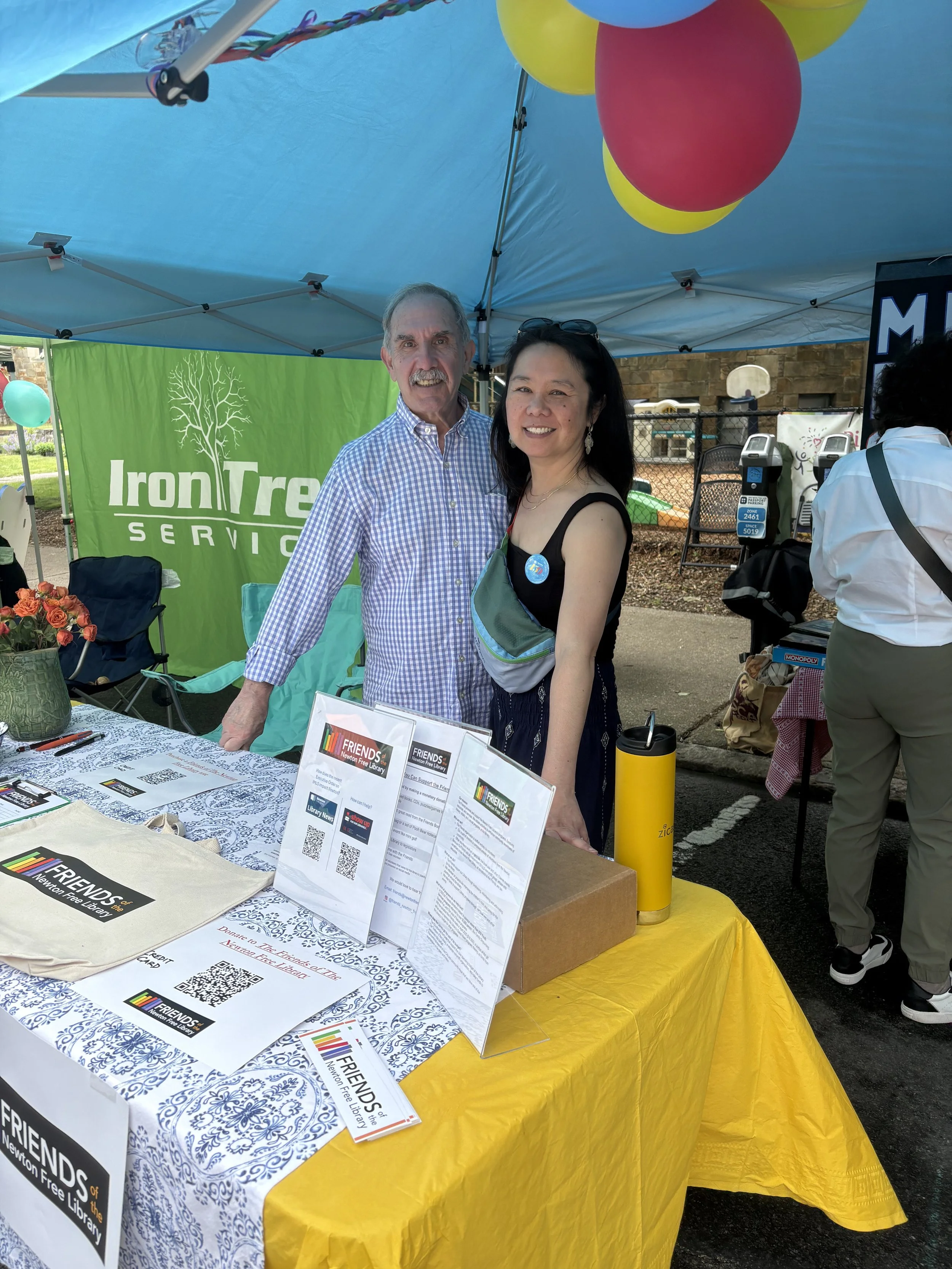 Friends Booth at Newton Highlands Village Day
