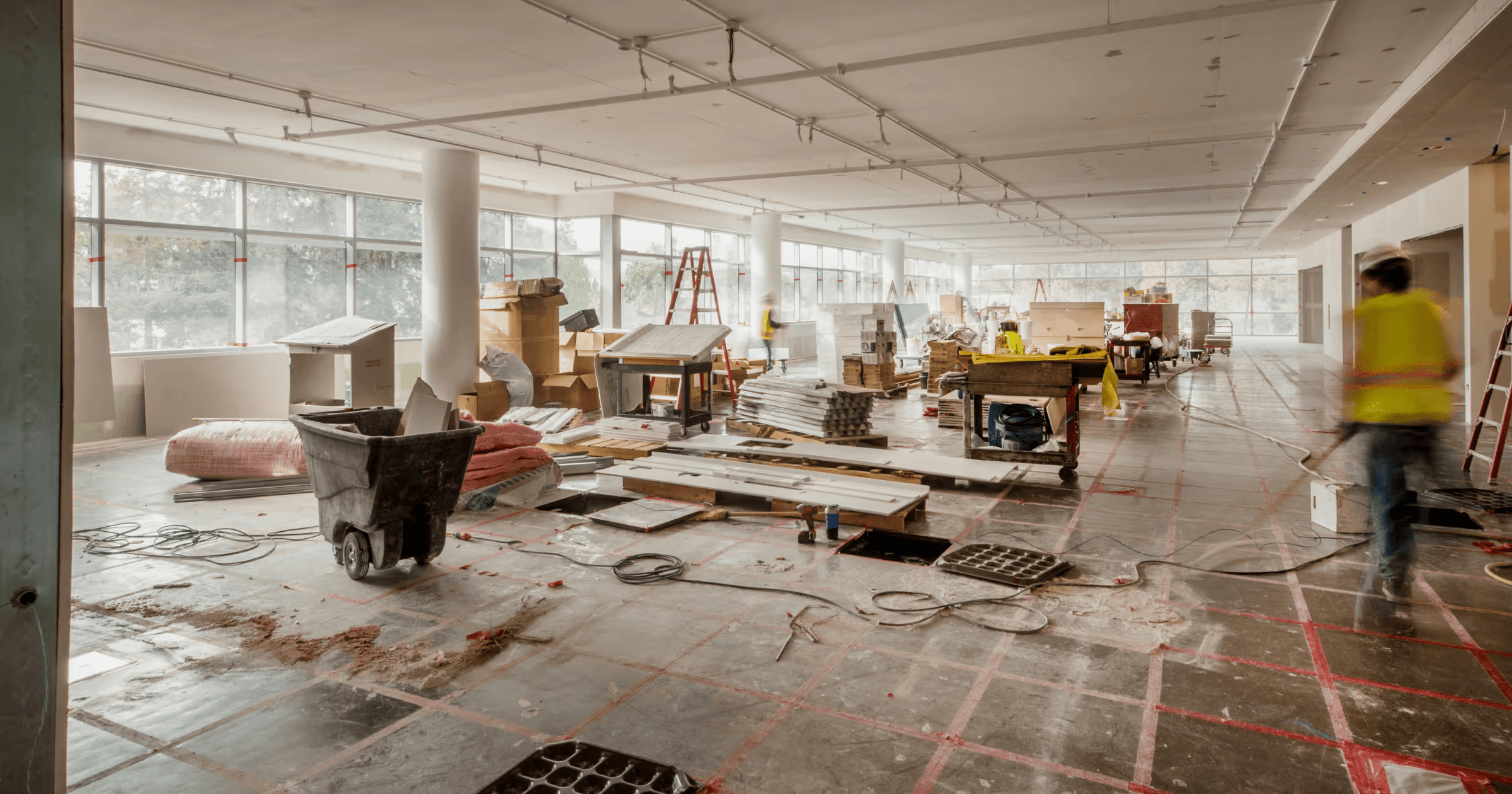 On-demand advantages for an office reconstruction