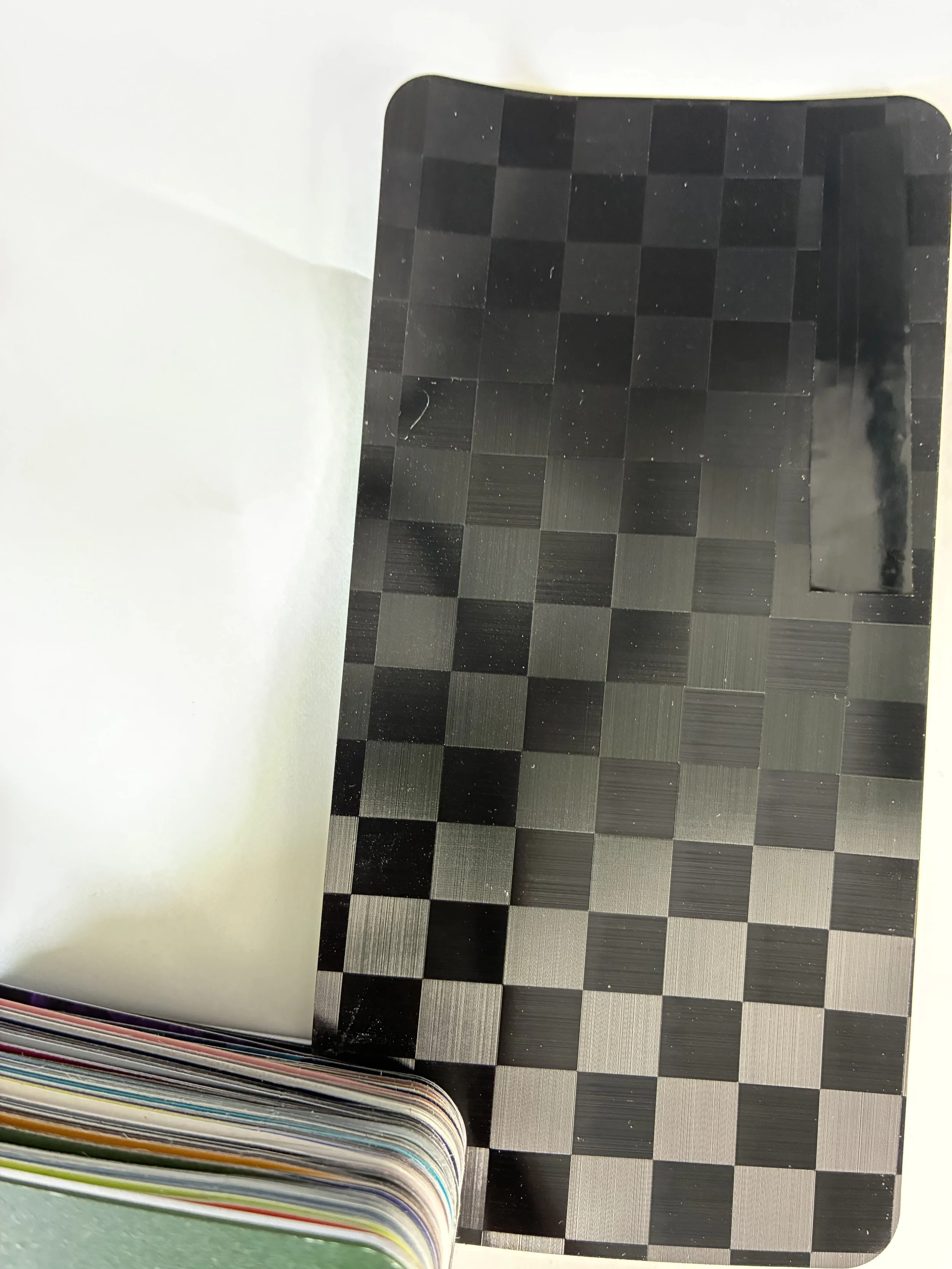 Black Chessboard Carbon (Gloss & Matte)