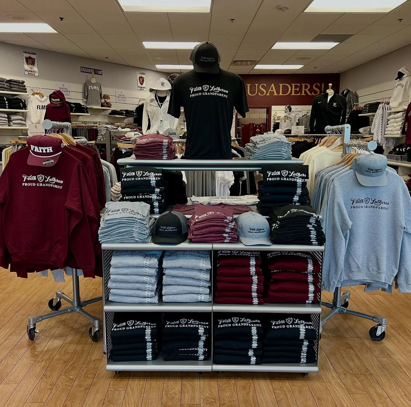 Grandparents Day T-Shirts, Crew Neck Sweatshirts and Hats have arrived!!! Get your Grandparents OOTD ready for Monday the 8th! We can&rsquo;t wait to see you. 🤍