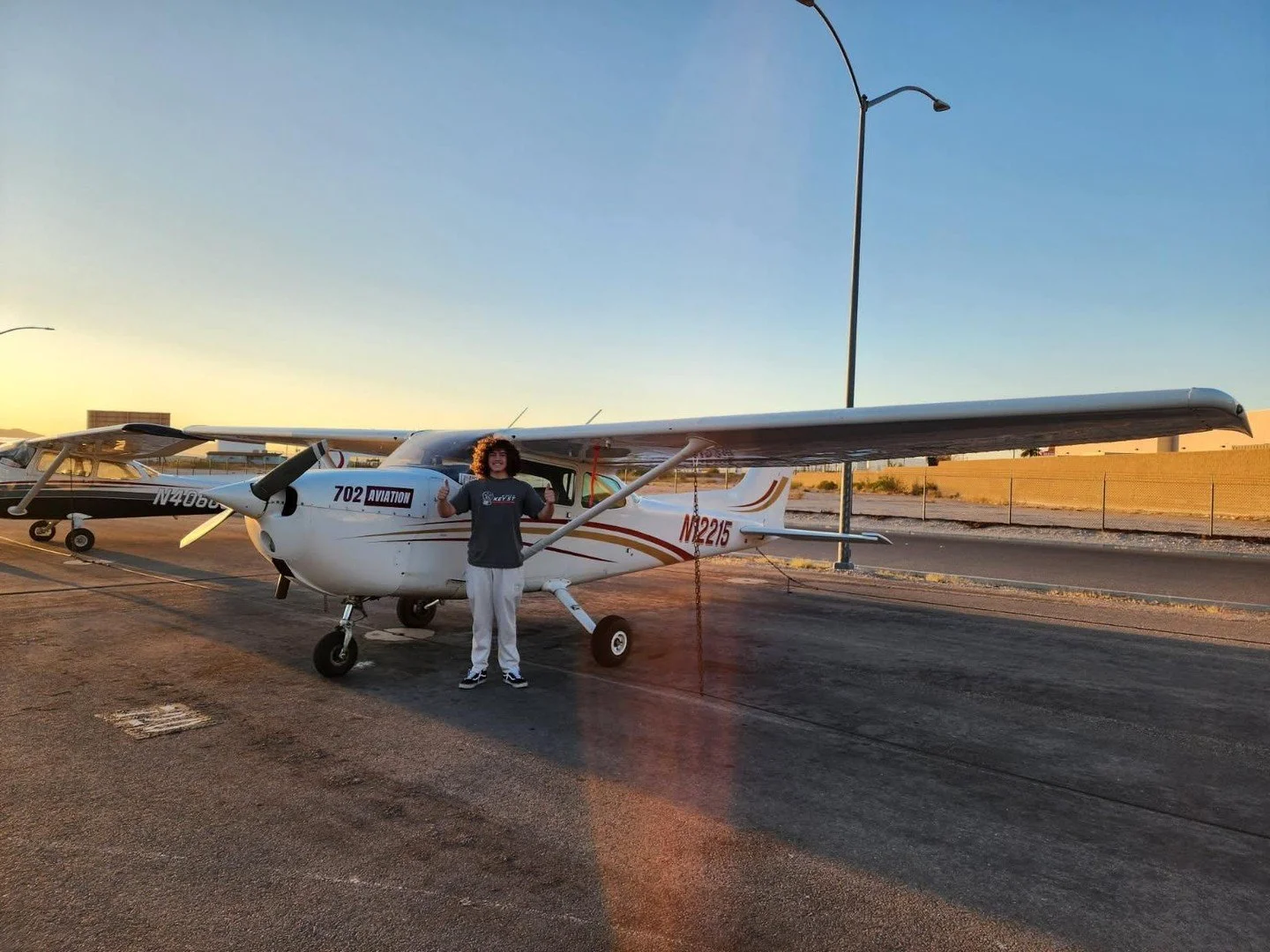 Congratulations to Nick Proctor ('26) for completing his first solo flight with the Oder Family Flight Academy! ✈️ 

📷 : Mrs. Lorenz