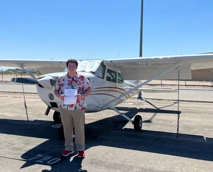 Congratulations to Ace Esau ('23) for becoming a private pilot with the Oder Family Flight Academy! ✈️ 

📷 : Mrs. Lorenz
