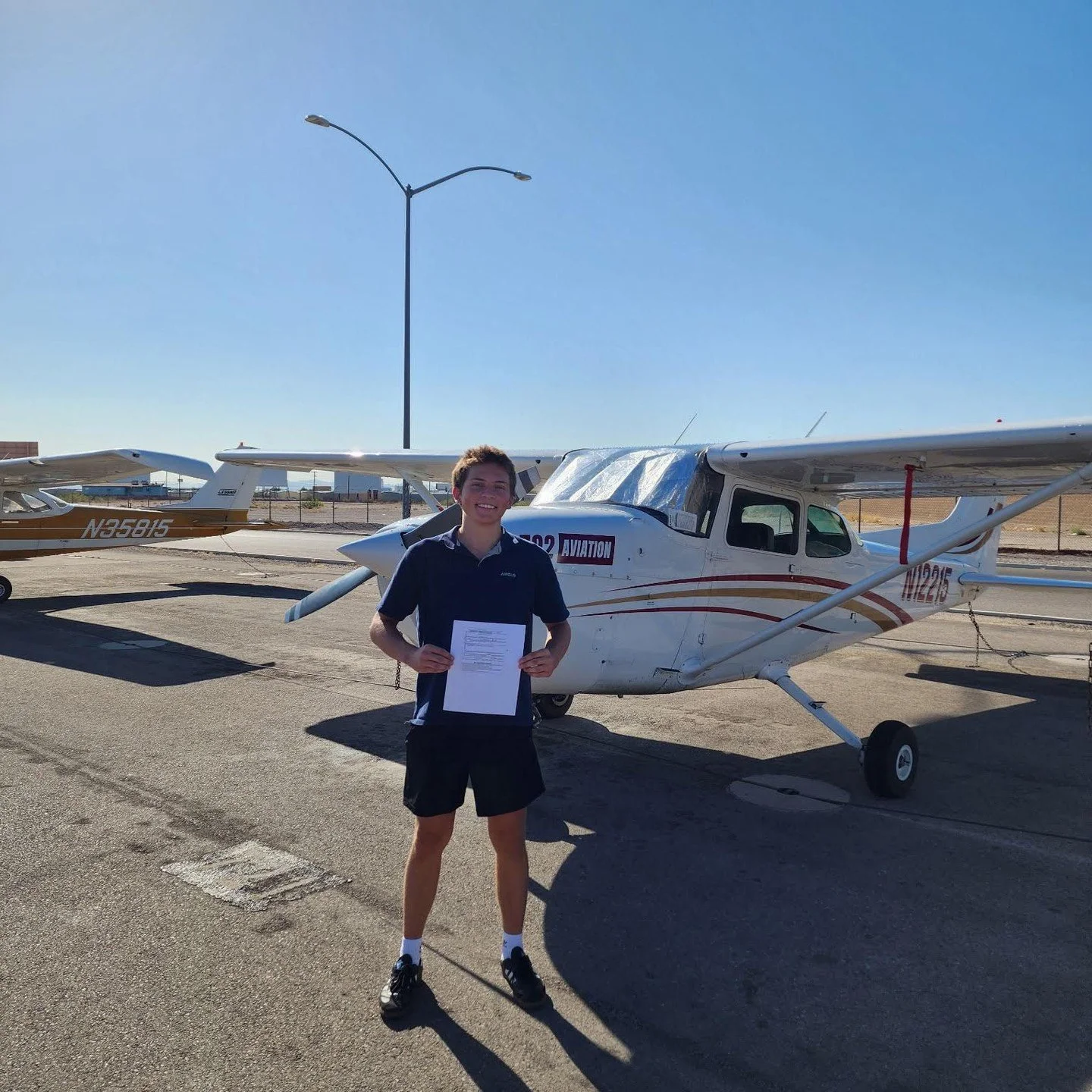 Congratulations to Gabe Steinman ('26) for earning his private pilot rating with the Oder Family Flight Academy! ✈️ 

📷 : Mrs. Lorenz