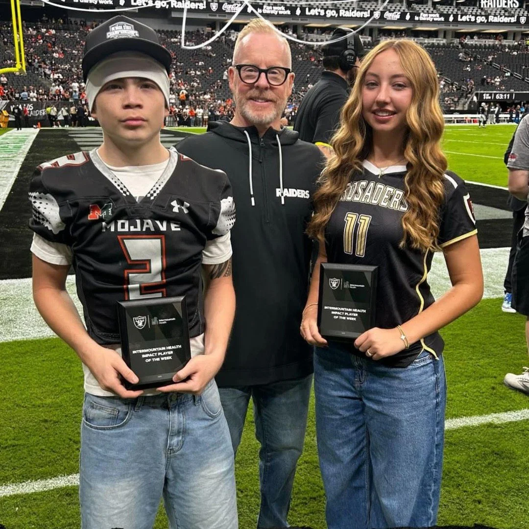 Mia Walsh ('26) was recently recognized on the field at the Las Vegas Raiders game as a 2025 Impact Player of the Week! 🏈

In her interview, Mia shares how football has shaped her journey and how she continues to make an impact by coaching younger p