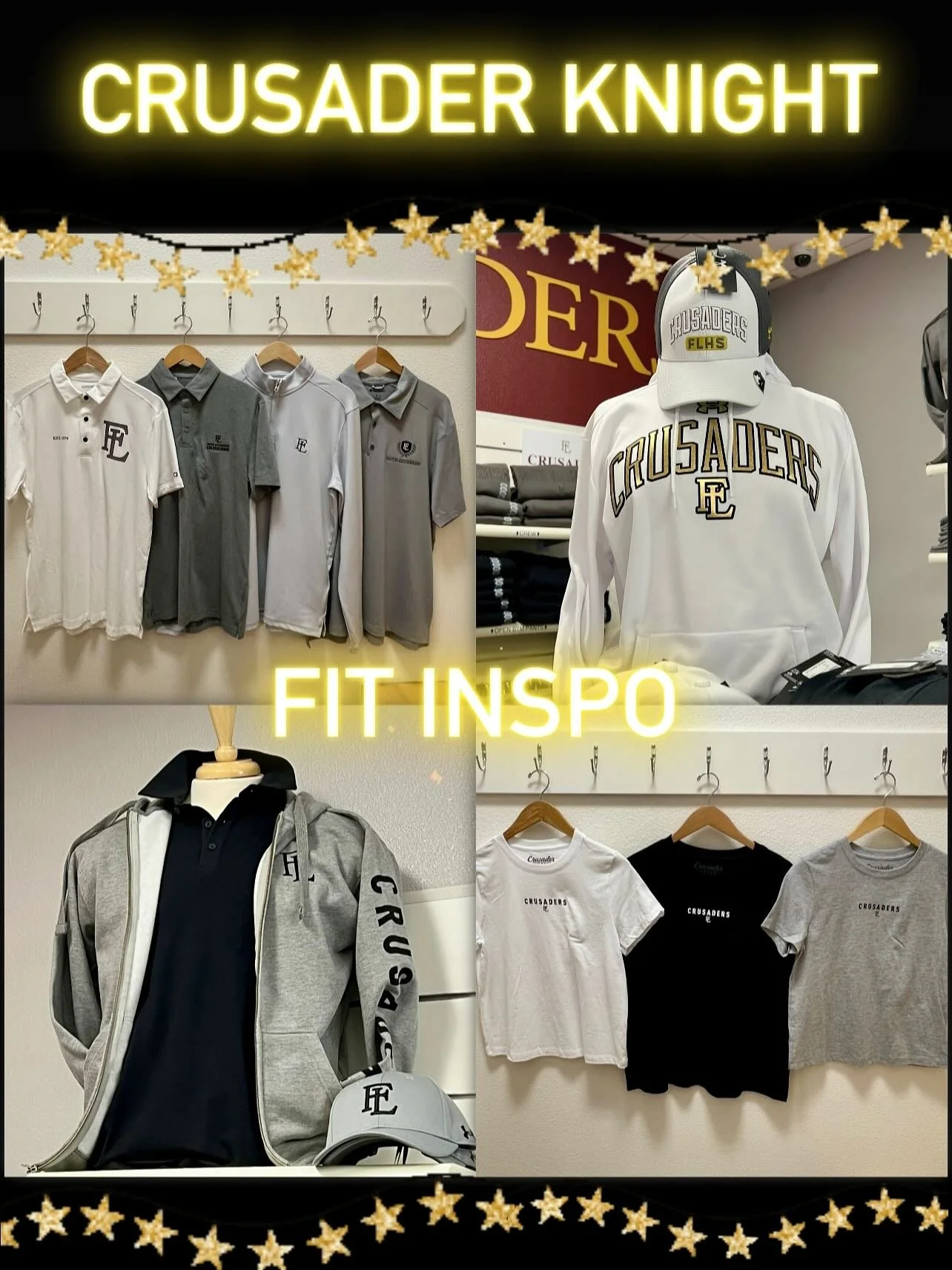 We have all your Crusader Knight attire at the SHIELD!!! 🌟