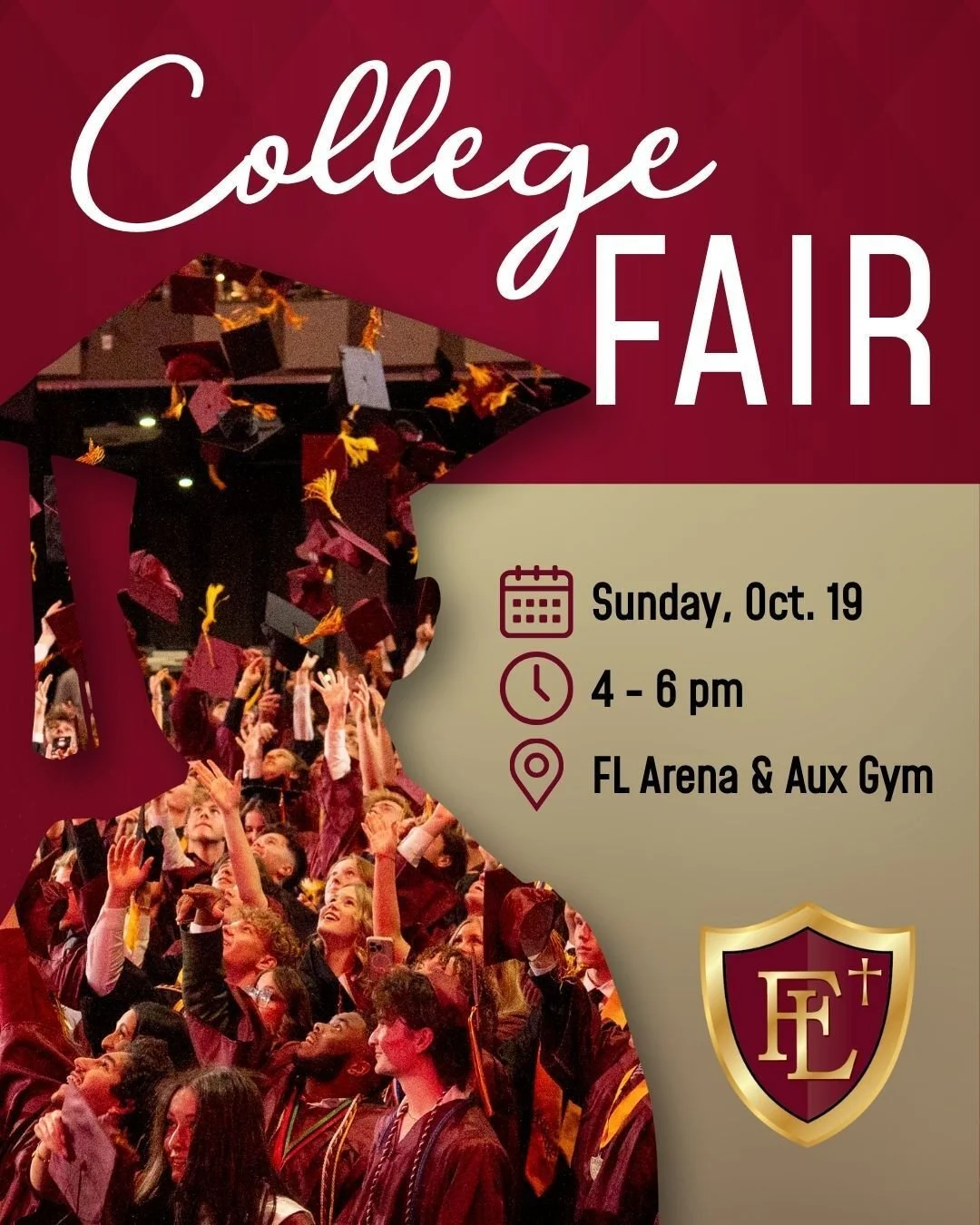 We&rsquo;re hosting the Southern Nevada Week College Fair right here at Faith Lutheran, and you&rsquo;re invited!

📅 Sunday, October 19
🕓 4:00&ndash;6:00 PM
📍 Arena &amp; AUX Gym

Meet college reps from all over the country, explore programs, lear