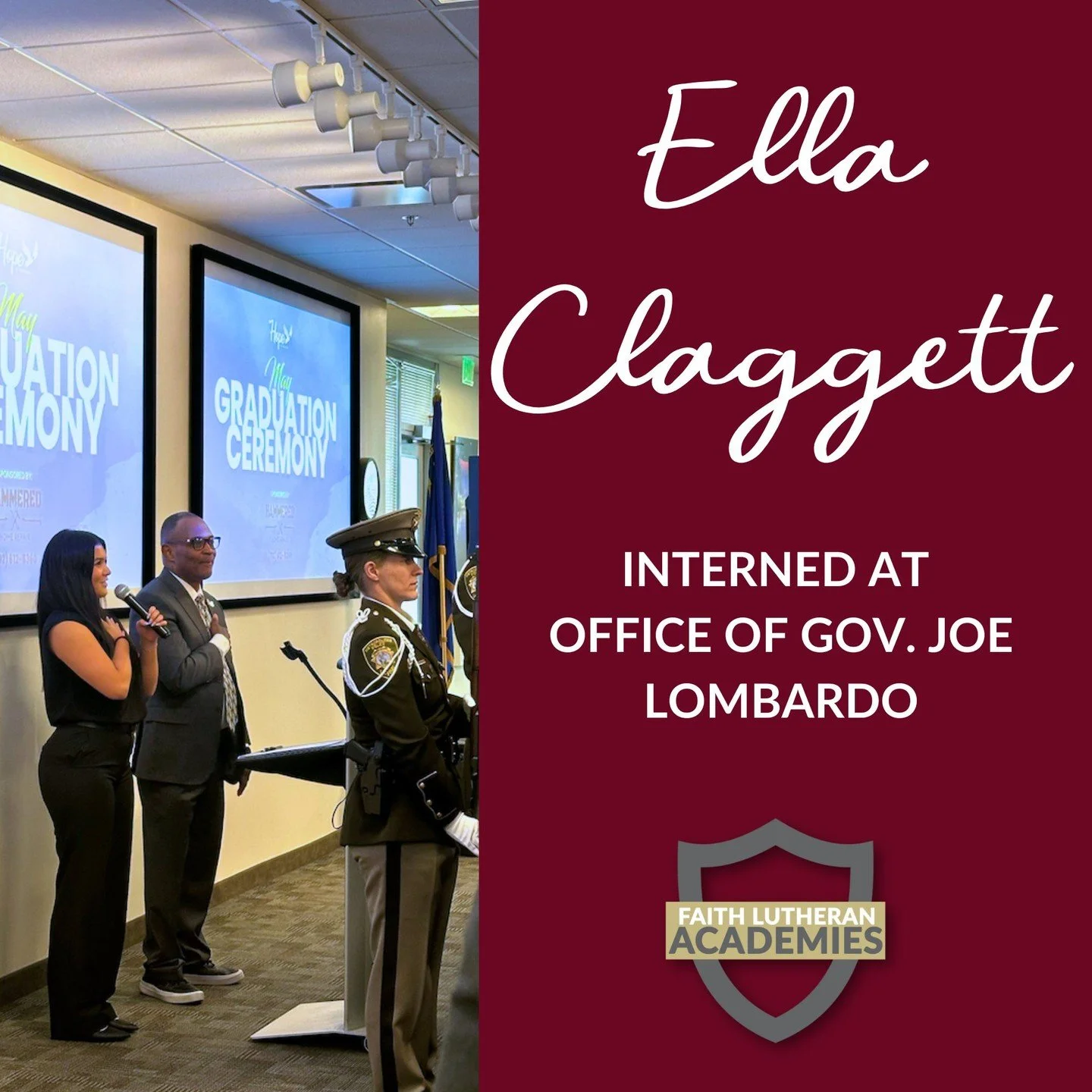 Ella Claggett ('26) recently interned at the Office of Governor Joe Lombardo as part of her internship within the Justice &amp; Advocacy Academy! 

Through our academies, students explore real-world opportunities that help shape their future careers,