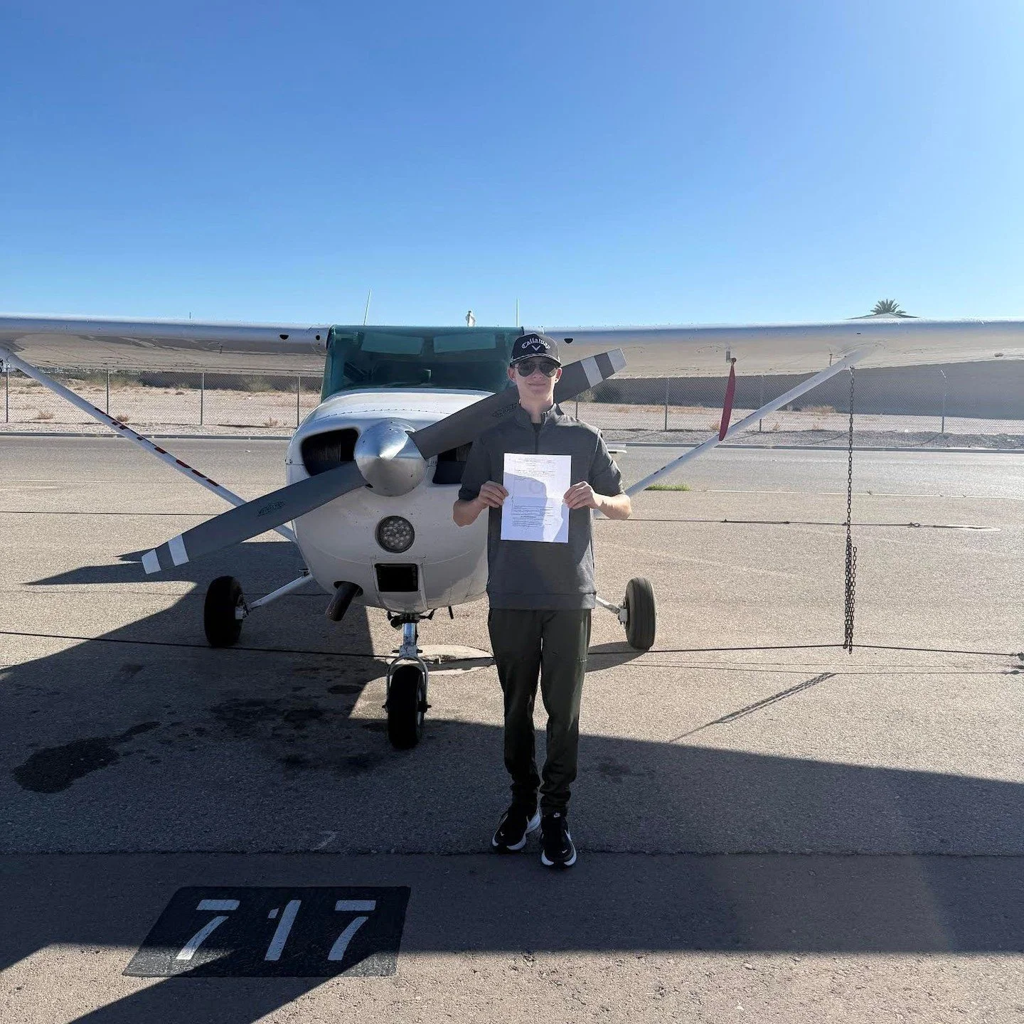 Congratulations to Cole Doyne ('27) for becoming a private pilot with the Oder Family Flight Academy! ✈️