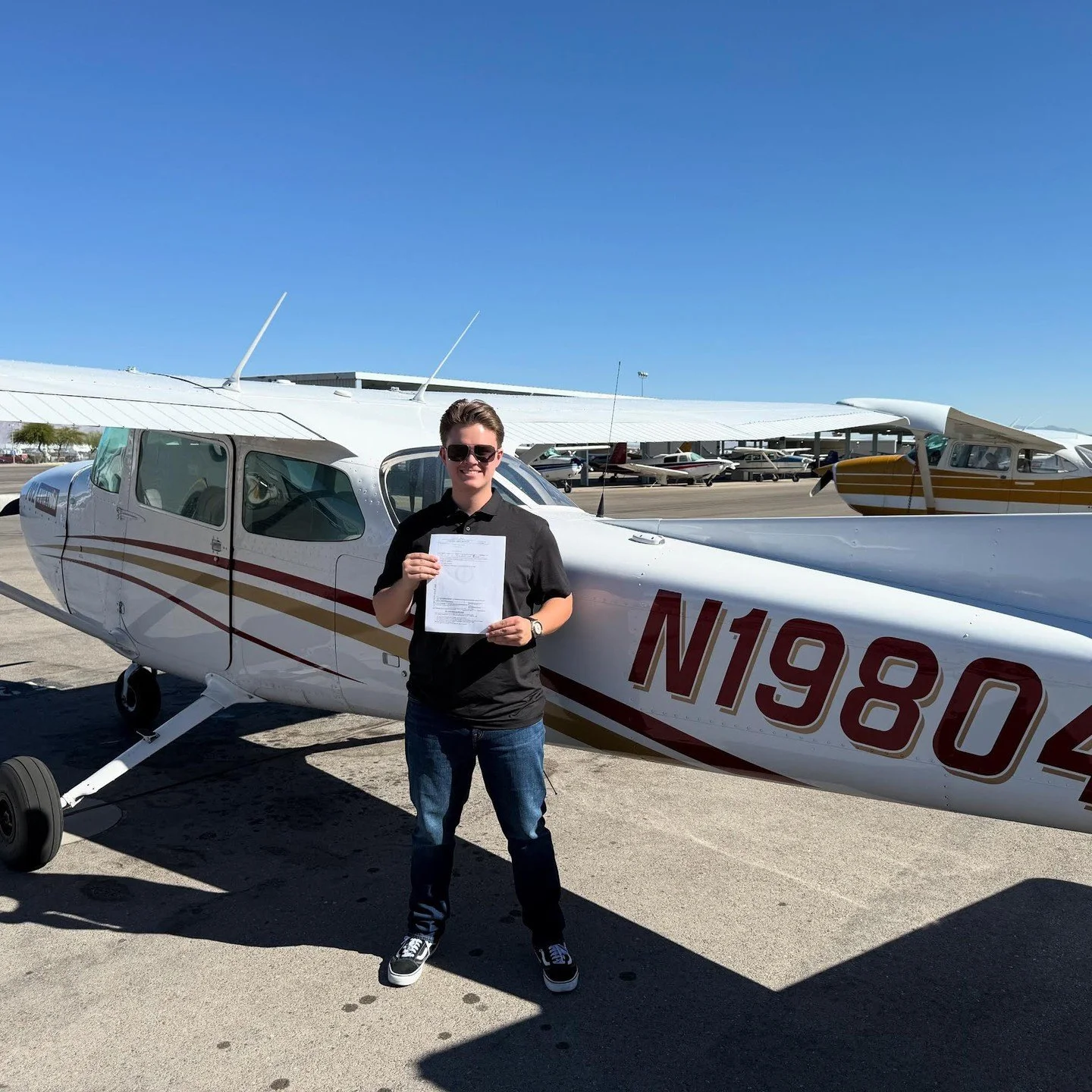 Congratulations to Kenneth Lozich ('23) for becoming a Certified Flight Instructor with the Oder Family Flight Academy! ✈️