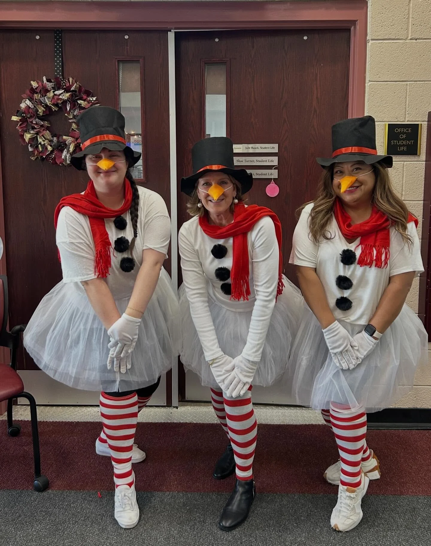 Lots went on today. MS House Leadership hosted the MS Winter Sports rally, NHS is ready for tonight&rsquo;s Silent Night Game , and the Student Life Office  competed for best dressed FL employees! It was a great day !
