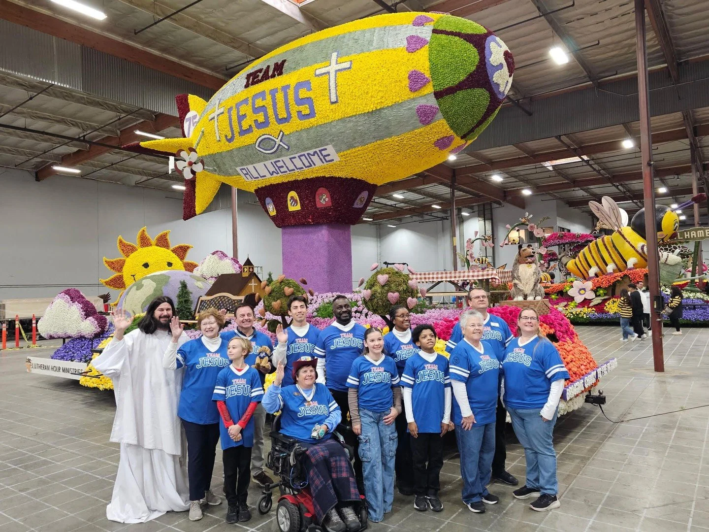 If you were watching the Rose Bowl Parade over break, you might&rsquo;ve recognized a familiar face!
Senior Staff Accountant Bobbie Gray proudly represented our community on the Lutheran Hour Ministry float! What an unforgettable way to ring in the n