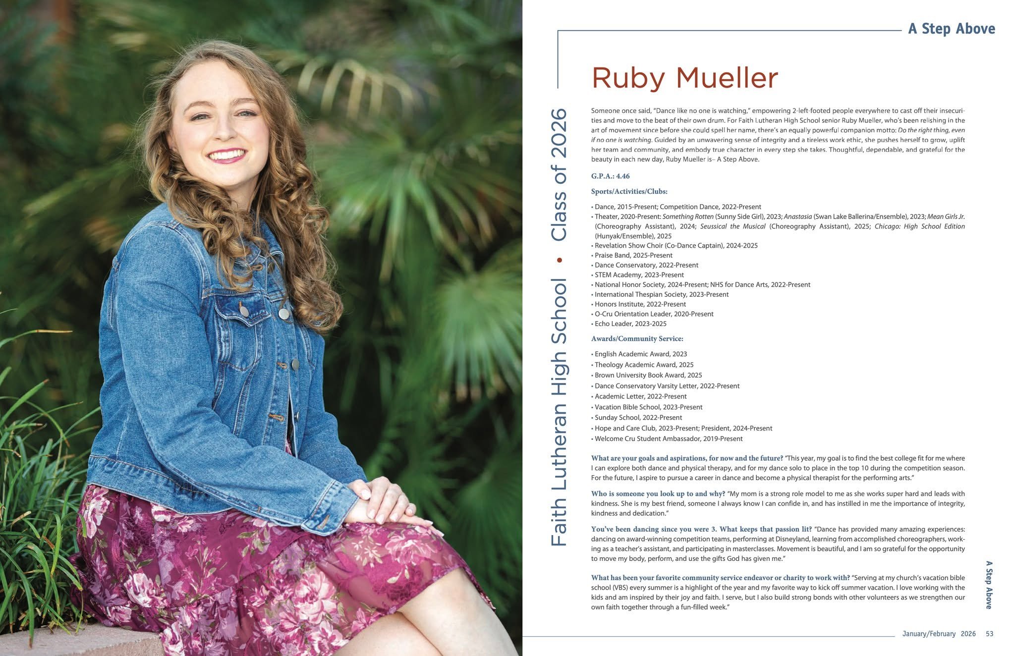 Ruby Mueller was featured in 89117 magazine!!! 🎉
