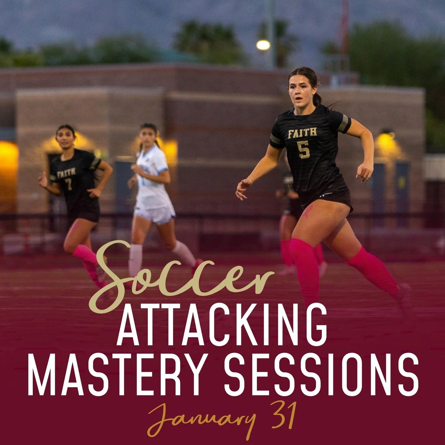 ⚽️ Attacking-focused training is here!
Join us for specialized attacking sessions with game-like situations against goalkeepers. The soccer sessions are being hosted by Carl Cort, FLHS Girls Soccer coach on January 31st.
Register on our website under