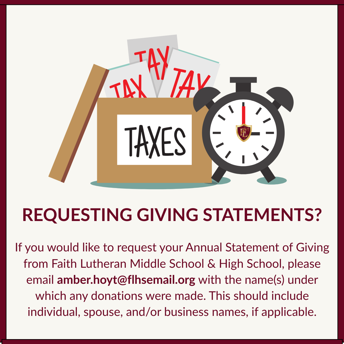Requesting Giving Statements? 