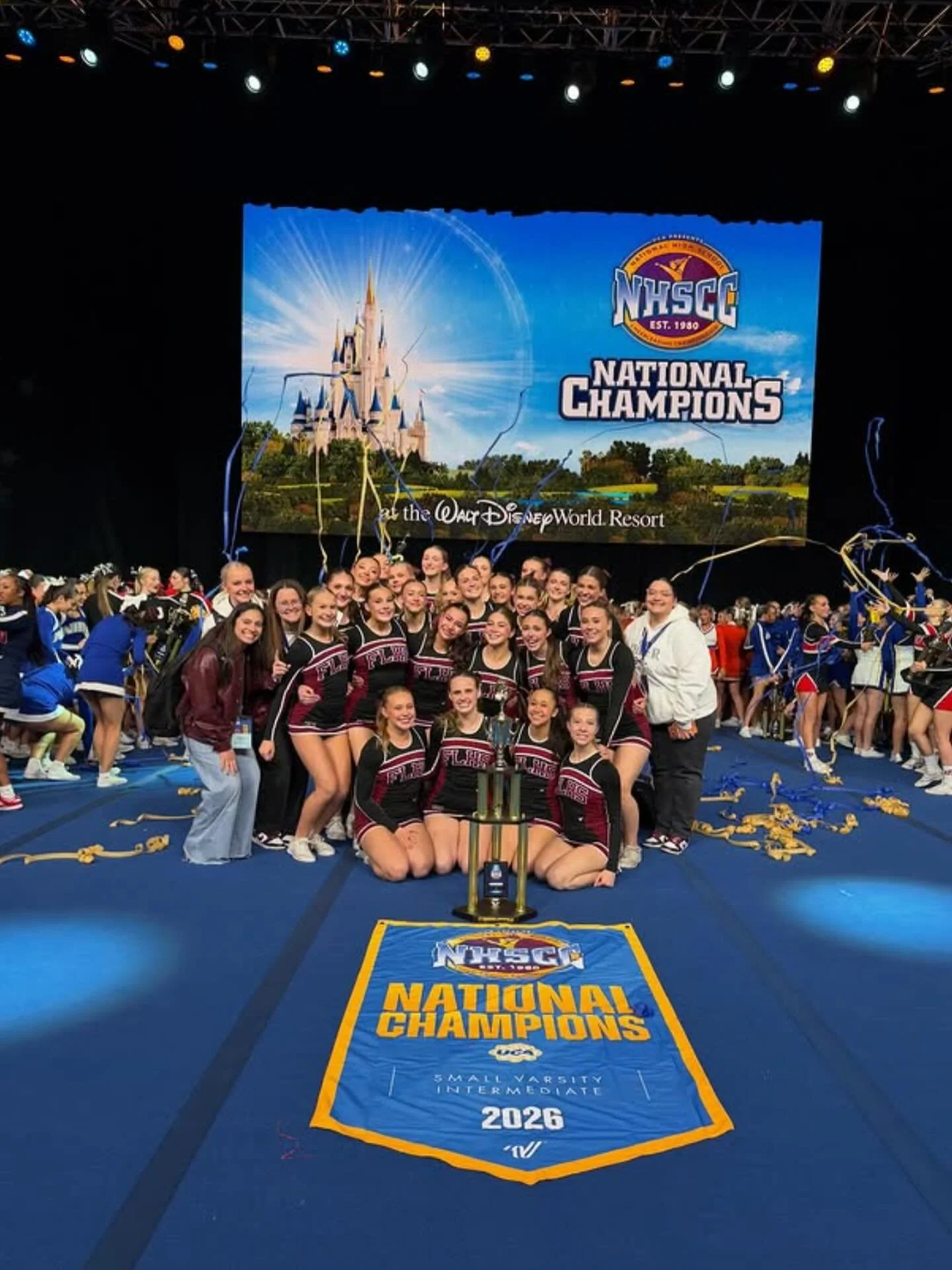 Last week, our Faith Lutheran Cheer Team traveled to Florida to compete on the national stage, and they did not come home empty-handed! Our Crusaders took 🏆 FIRST PLACE 🏆 in Small INT D2 Traditional, earning the National Championship title!