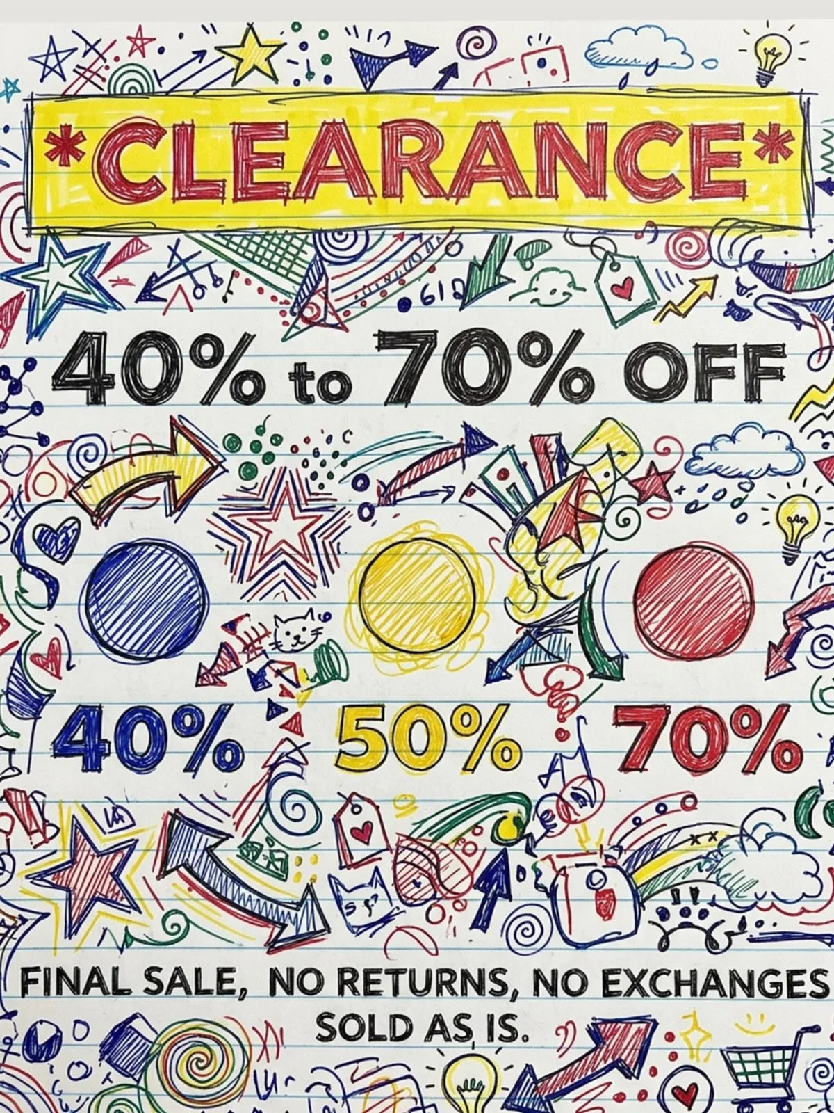 The Price is Right!!! 💙40% 💛50% ❤️70% off Faith Gear!!!