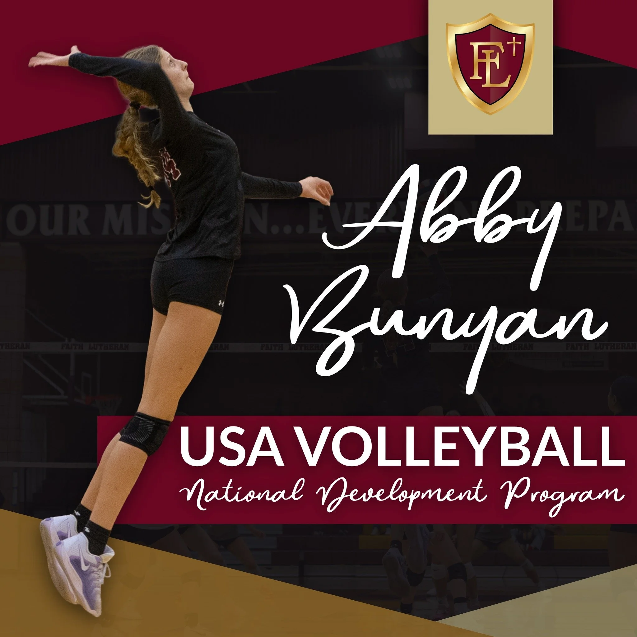 Abby Bunyan (&lsquo;29) has been selected for the USA Volleyball National Development Program (NTDP), a prestigious program designed to train and develop elite athletes!

A standout for Faith Lutheran and the Vegas Aces, Abby&rsquo;s selection reflec