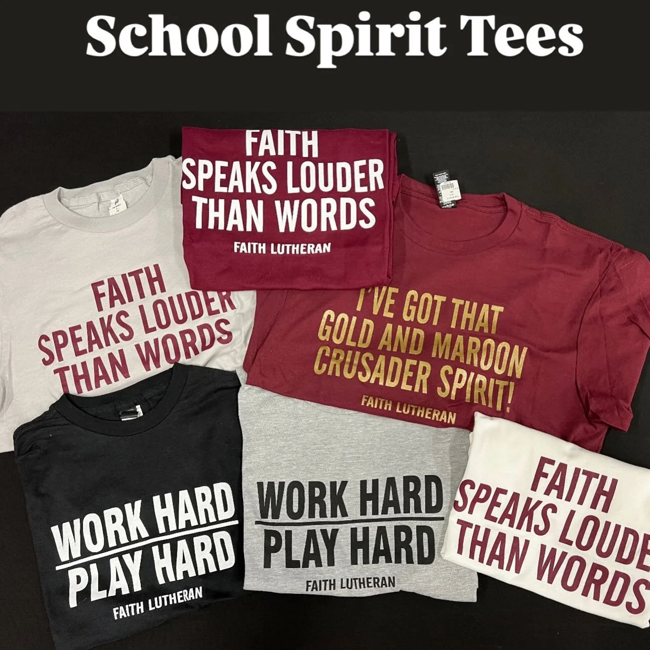 It doesn&rsquo;t have to be another Manic Monday&hellip;We have SPIRIT TEES on CLEARANCE!!! Get yours today before they are gone!!! 💙40% off 💛50% off ❤️ 70% off