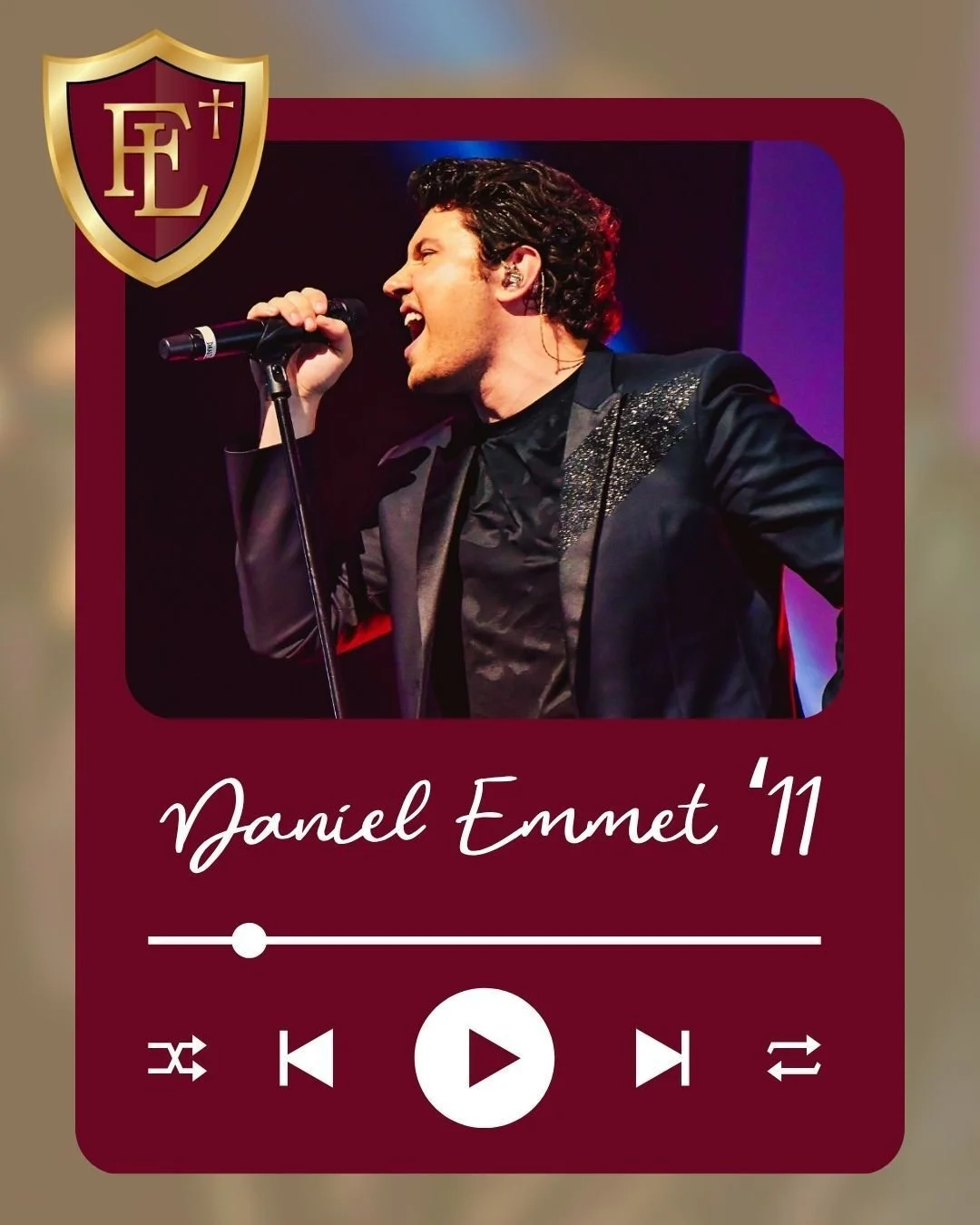 We love seeing our alumni continue to pursue their passions after graduating! Daniel Emmet &lsquo;11 will be returning to Las Vegas this summer for live performances after having sold-out shows last year! An acclaimed tenor and classical crossover ar
