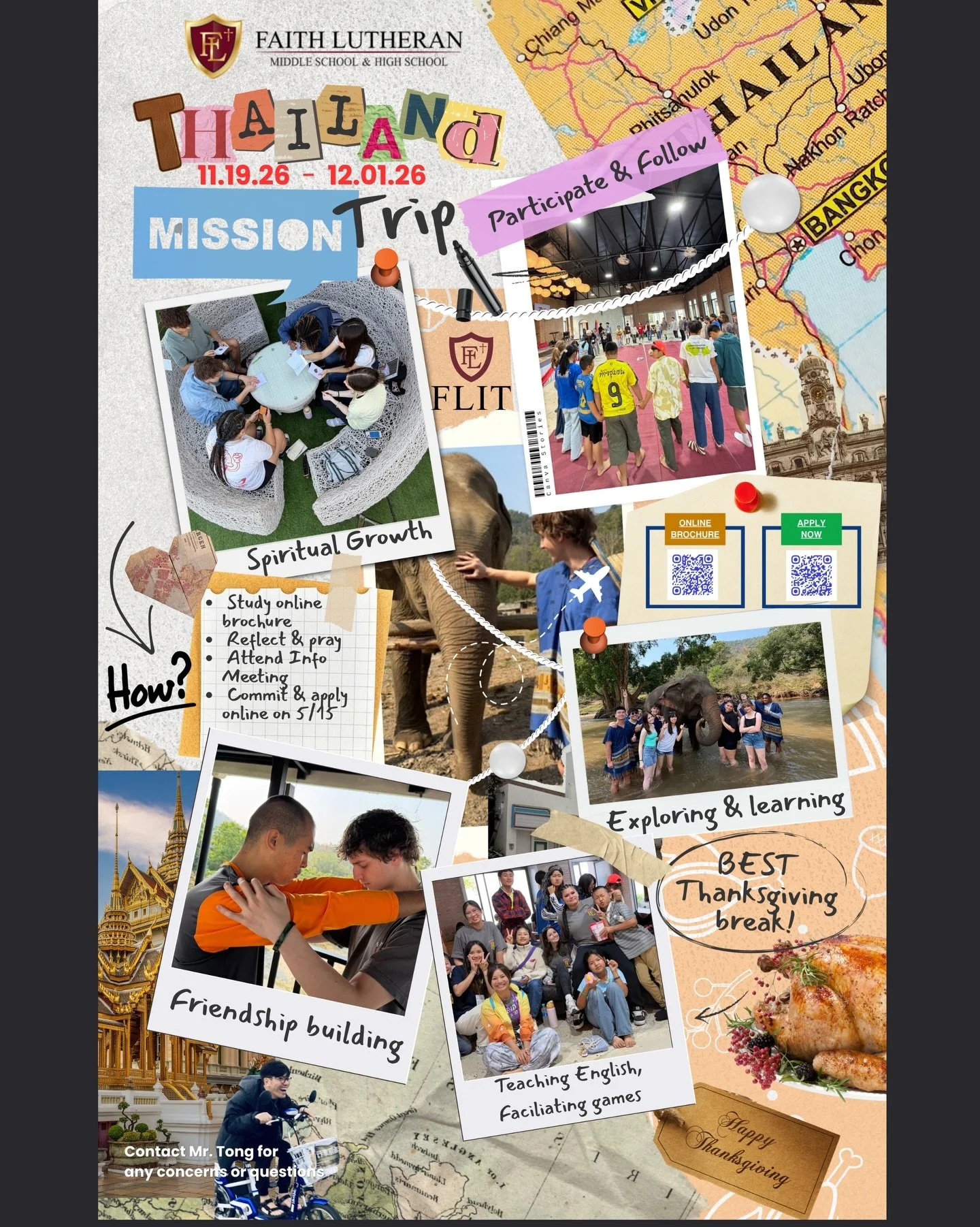 Curious about our Thailand mission trip? Come hear stories from this year&rsquo;s team and learn about the next trip this November!

📅 April 22
⏰ During Advisory
📍 Outdoor area by the Greenhouse

🍦 Free ice cream for the first 100 students! Sign u