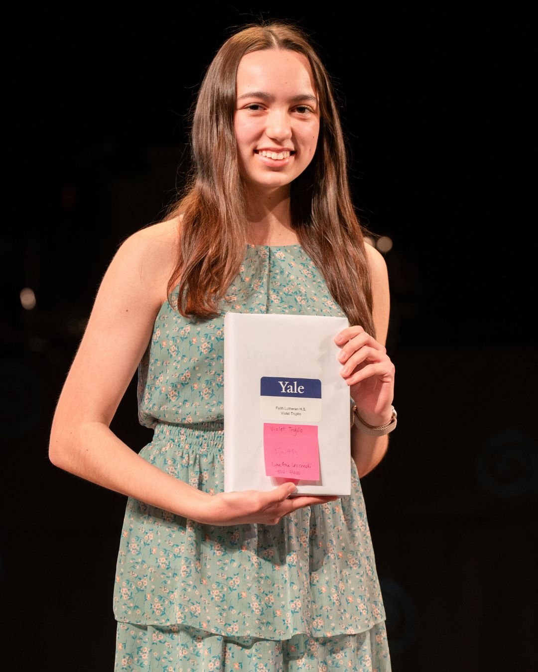 The end of the year is a special time as we celebrate the incredible accomplishments of our students at our annual awards ceremonies before graduation! 

One highlight from the High School Academic Awards Night was Violet Trujillo (&lsquo;27) receivi