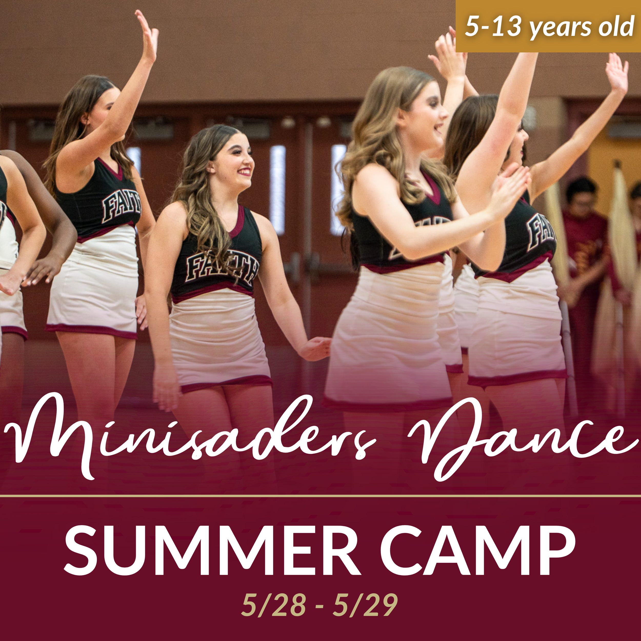 5/28 - 5/29 | Minisaders Dance Camp (5 - 13 years old)