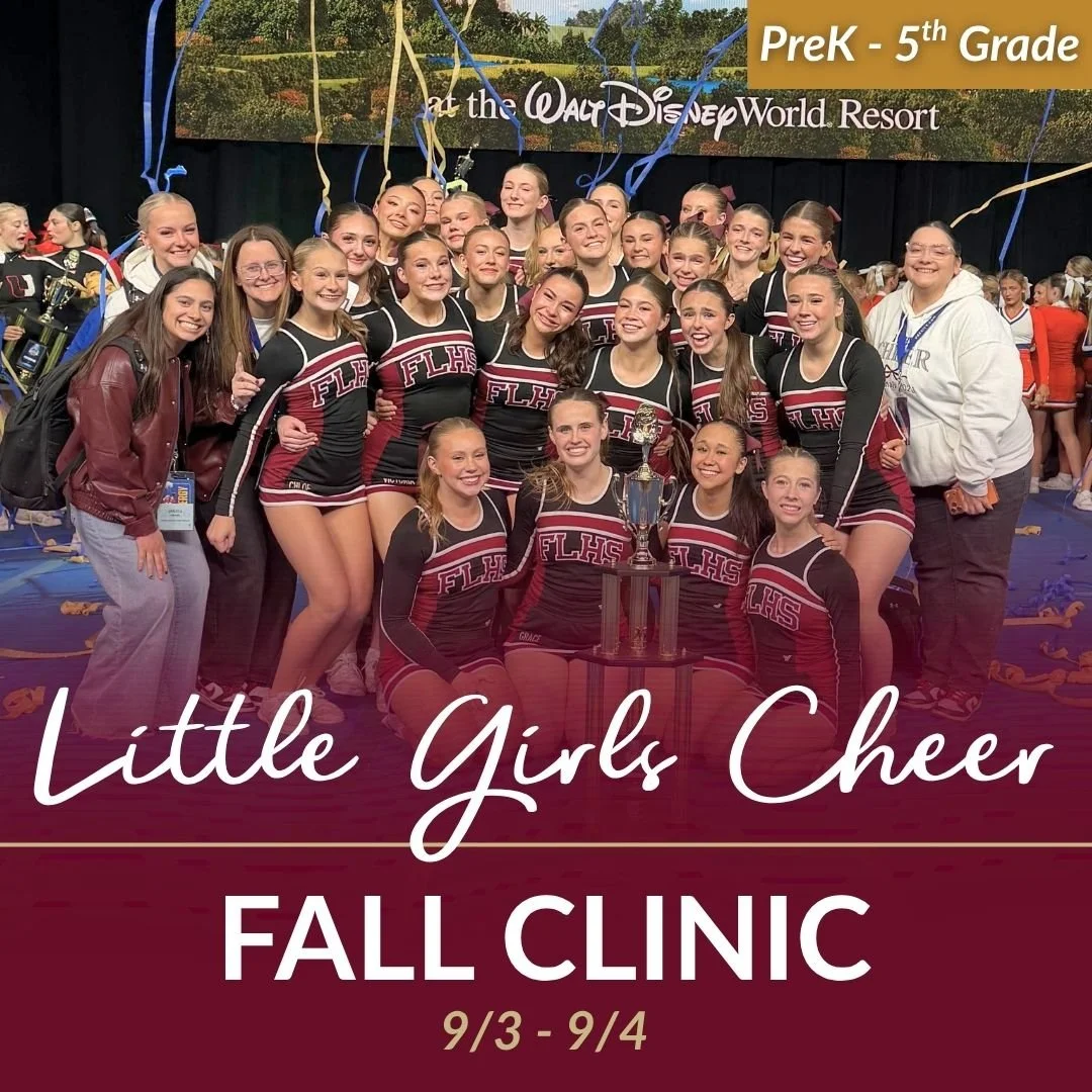 9/3-9/4 | Little Girls Fall Cheer Clinic (PreK-5th Grade)