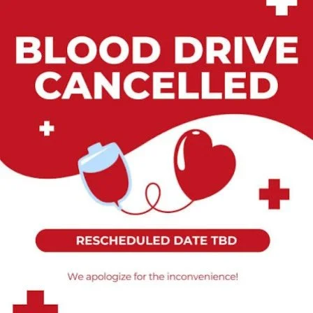 Attn @fl_crusaders 
Unfortunately the American Red Cross had to cancel today&rsquo;s drive! They had an issue with their supply truck. 
We will reschedule soon. 
Thank you for your understanding and for your support of The Red Cross Club!