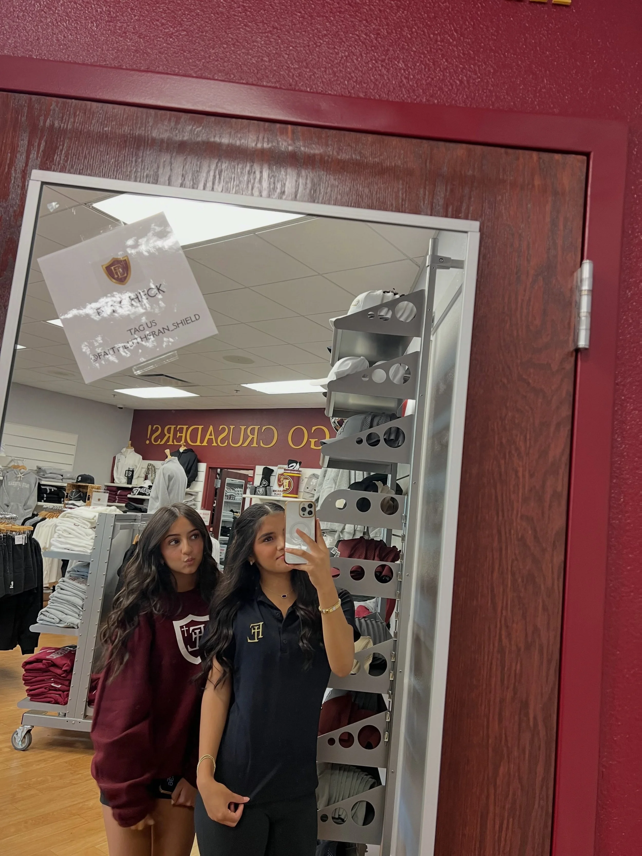 Today&rsquo;s FIT CHECK is brought to you by Vala and Sophia. Pic#2 Fit CHECK by Ava, Gracie, Ana and Kyler. Faith Lutheran Students making our School Uniform look so CHIC!!! 📸😎🤳🏽 Drop in and take an OOTD with us!!!!