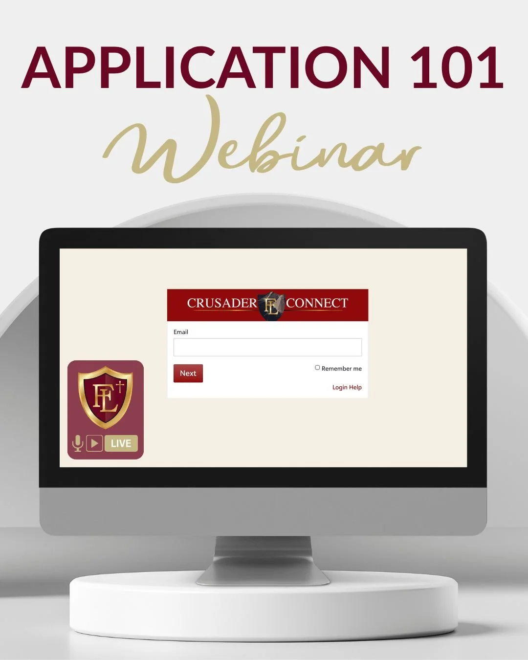 Want to learn more about the Faith Lutheran application process? 🛡️

Join us one week from today for our Application 101 Webinar! Our Admissions team will walk you through the ins and outs of applying for the 2027&ndash;2028 school year, including a