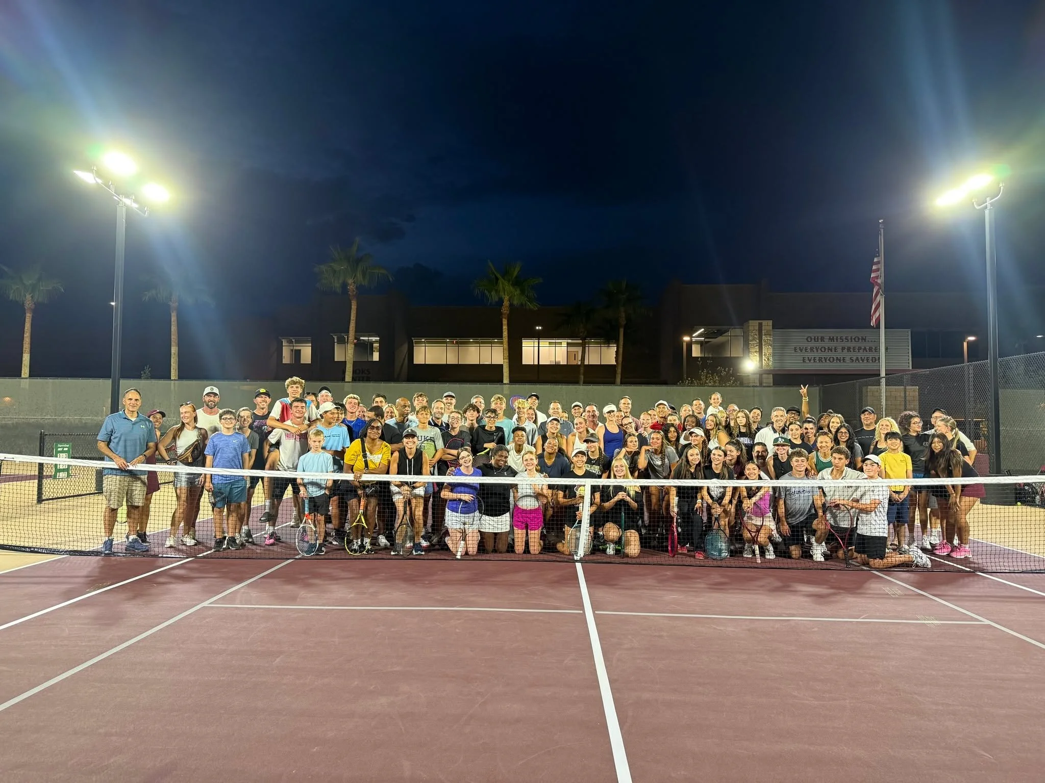 Earlier this month, our Tennis team welcomed their families to practice for one of their favorite traditions: Family Fun Night! 🎾

Players and parents took the court together for drills, some friendly competition, and plenty of time to connect as a 