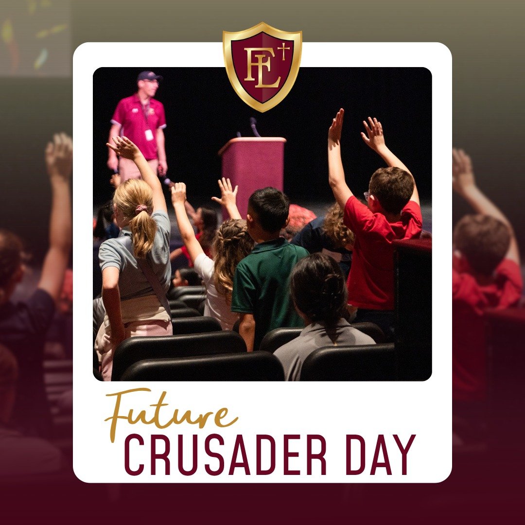 Calling all 5th graders! 📣🛡️

Want to see what life as a Faith Lutheran Middle School student is really like? Join us for Future Crusader Day on Wednesday, October 7!

Spend the day exploring campus, participating in activities, and shadowing class