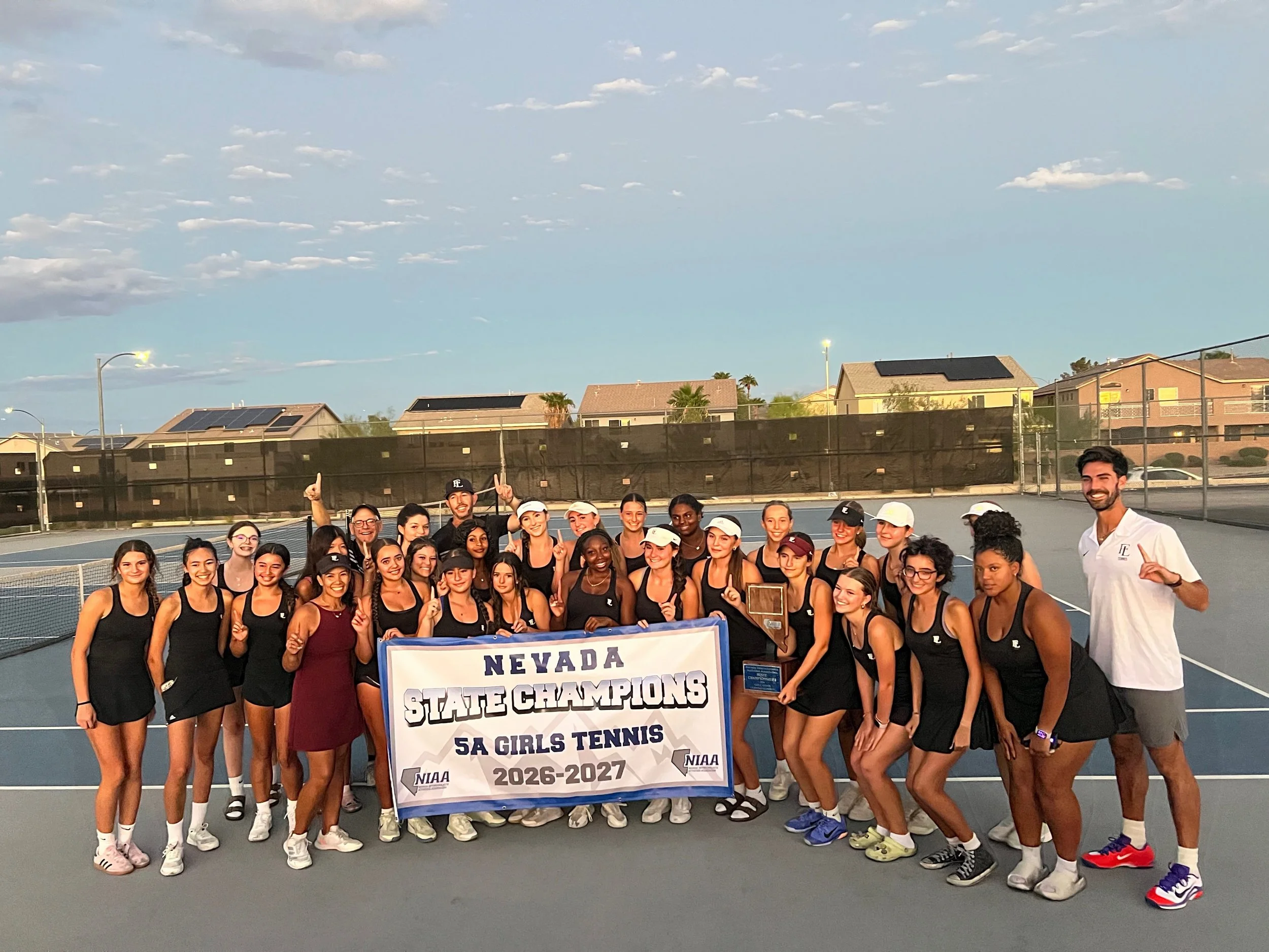 WHAT A DAY TO BE A CRUSADER! 🛡️

Congratulations to our Boys AND Girls Tennis teams, who are officially the 2026 NIAA 5A STATE CHAMPIONS!

🏆 Our Boys Tennis team defeated Bishop Gorman to claim the state title!

🏆 Our Girls Tennis team defeated Co