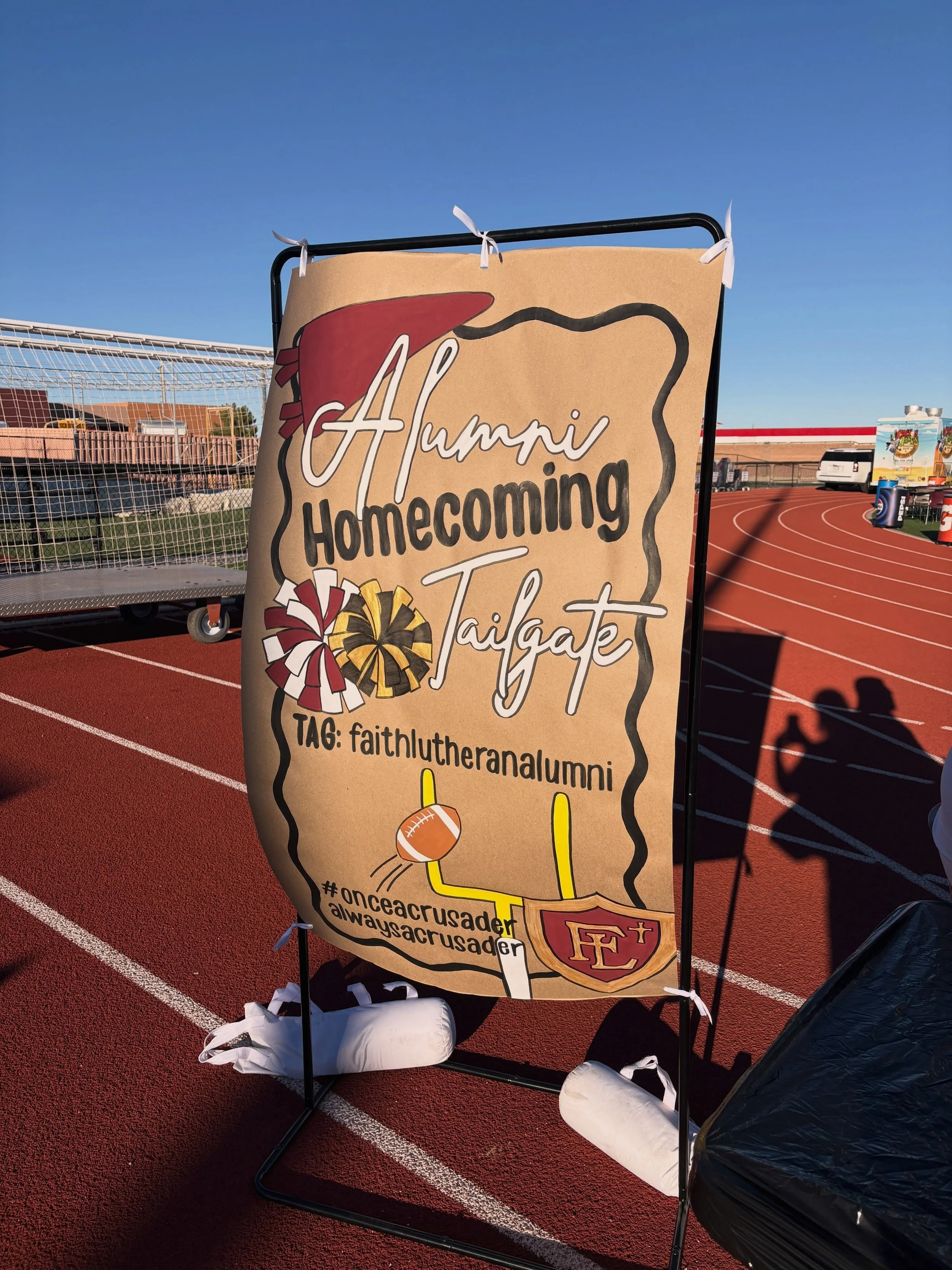 Thank you to all the alumni that came out to the Homecoming Tailgate. It was such a blessing to have you all on campus again. Thank you to @cactusjacks_outlawgrill and @thecookiebarlv for all the delicious treats 🍔🍦