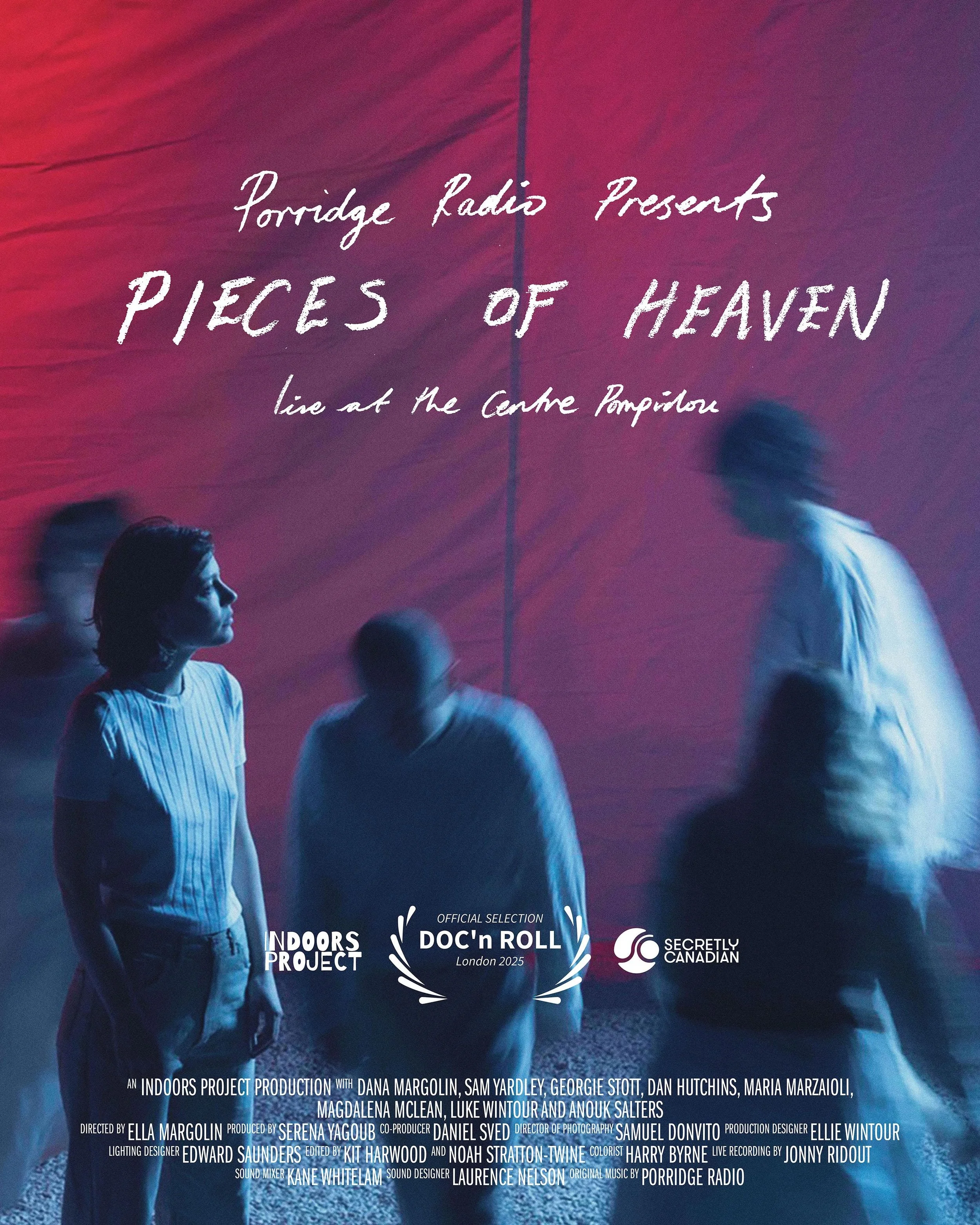 PIECES OF HEAVEN •
Consultant Editor. 
Dir. Ella Margolin.
Prod. Serena Yagoub.
70 mins.
Music.