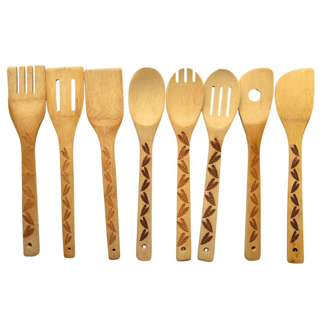 Kalo Leaf Serving Utensils