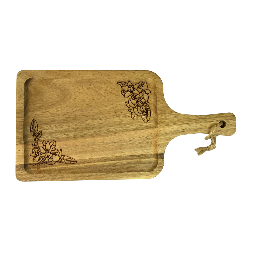 Pua Kalaunu Corners (Crown Flower) Serving Trays