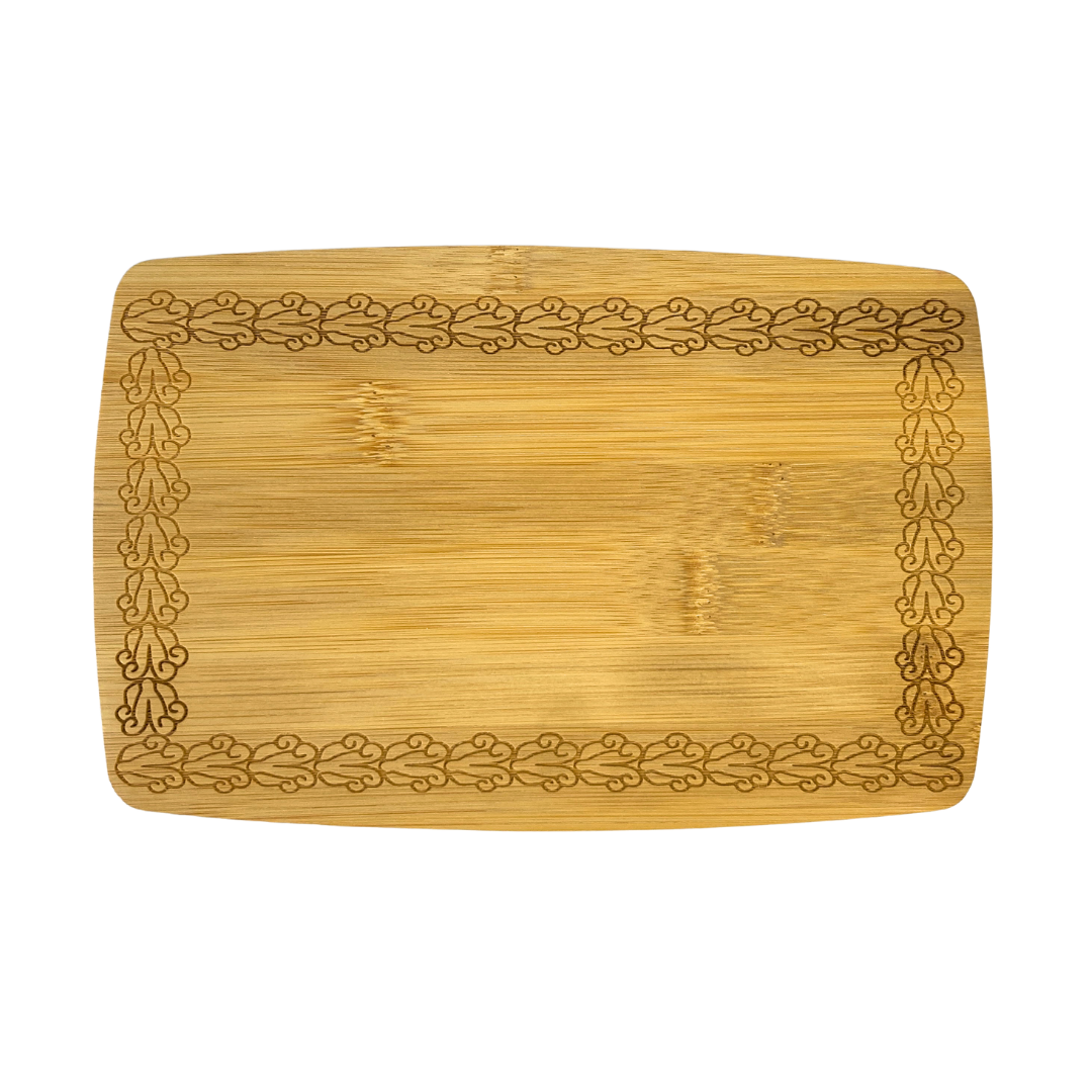 Pua Kalaunu (Crown Flower) Lei Cutting Boards