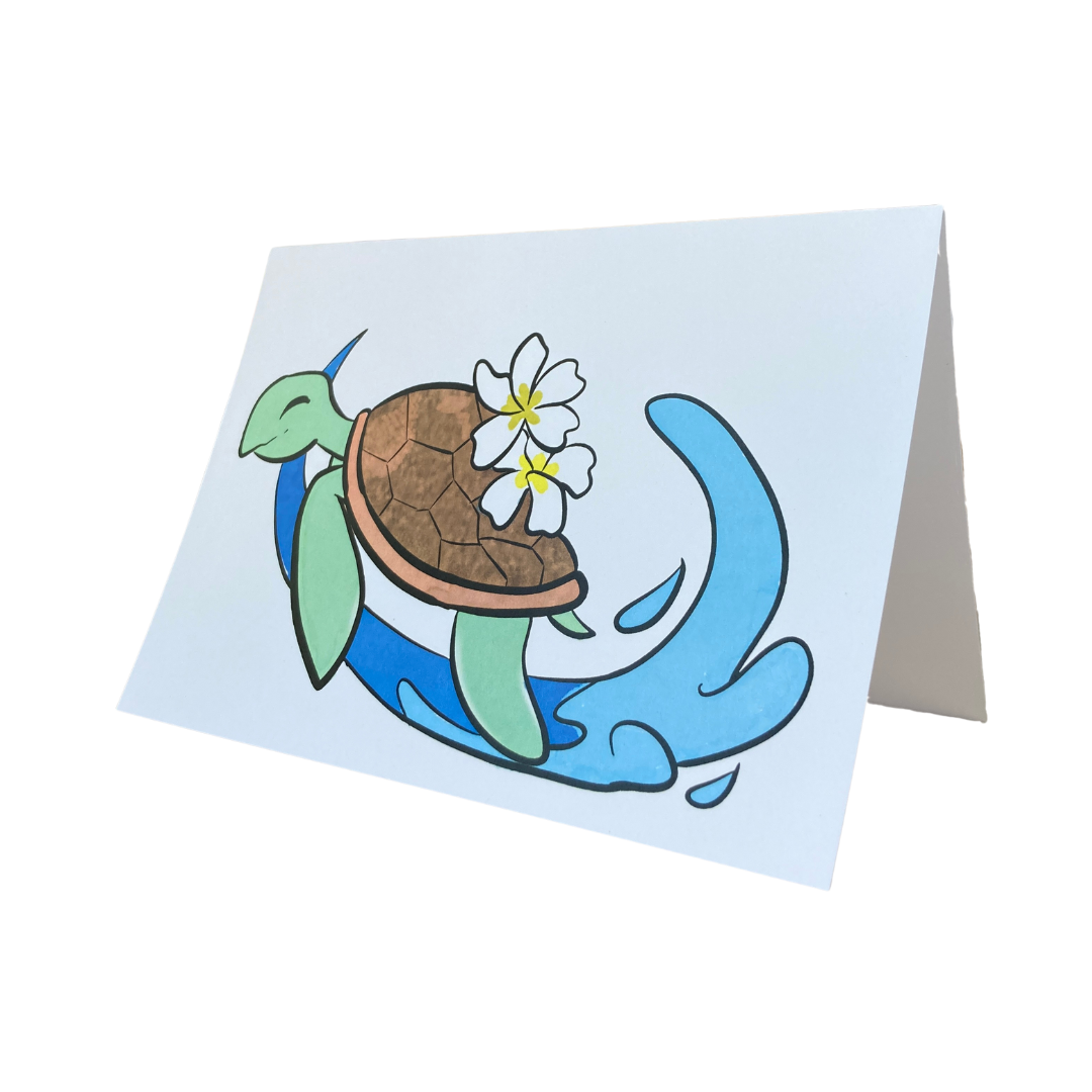 Honu (Turtle) Card