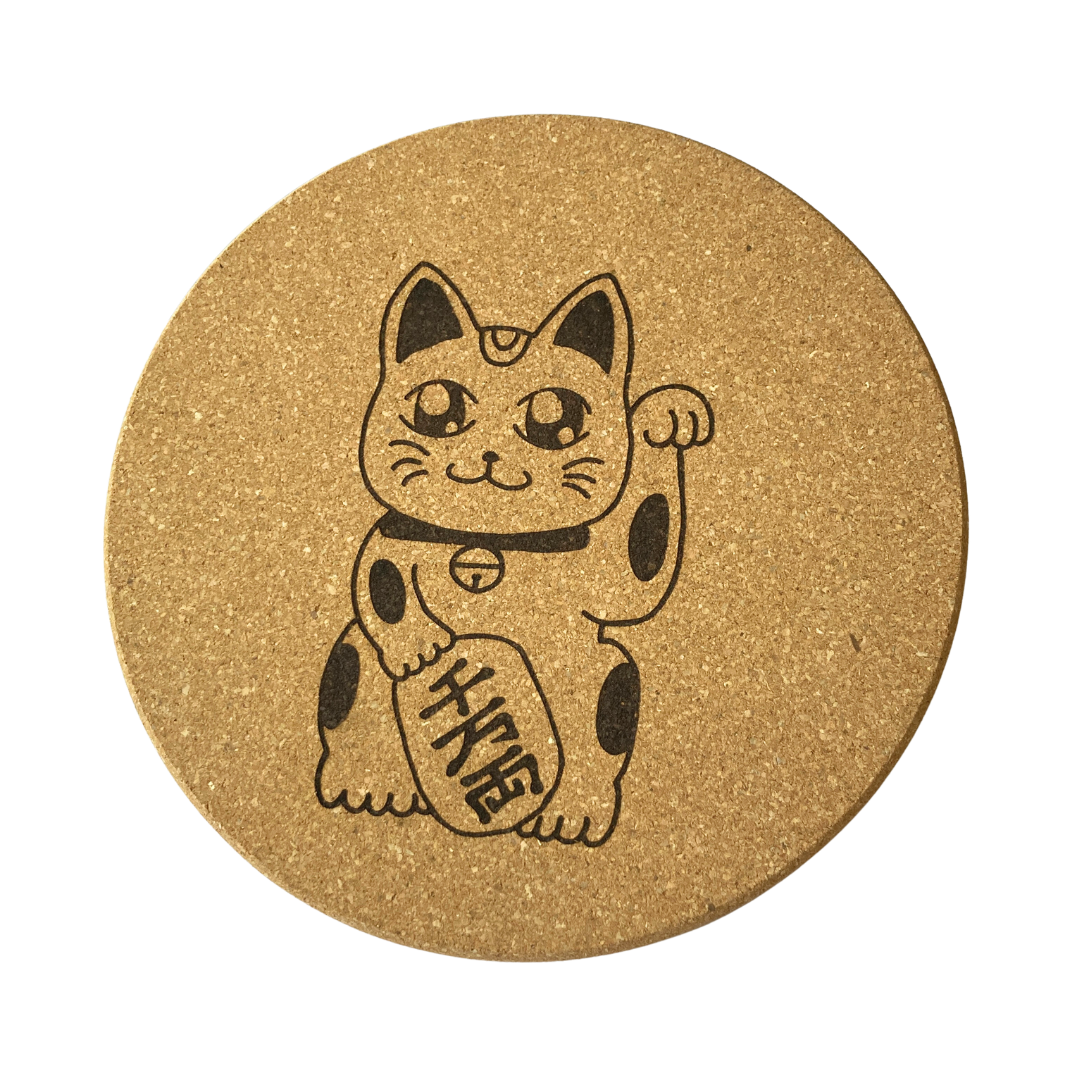 Lucky Cat Trivet/Hot Pads