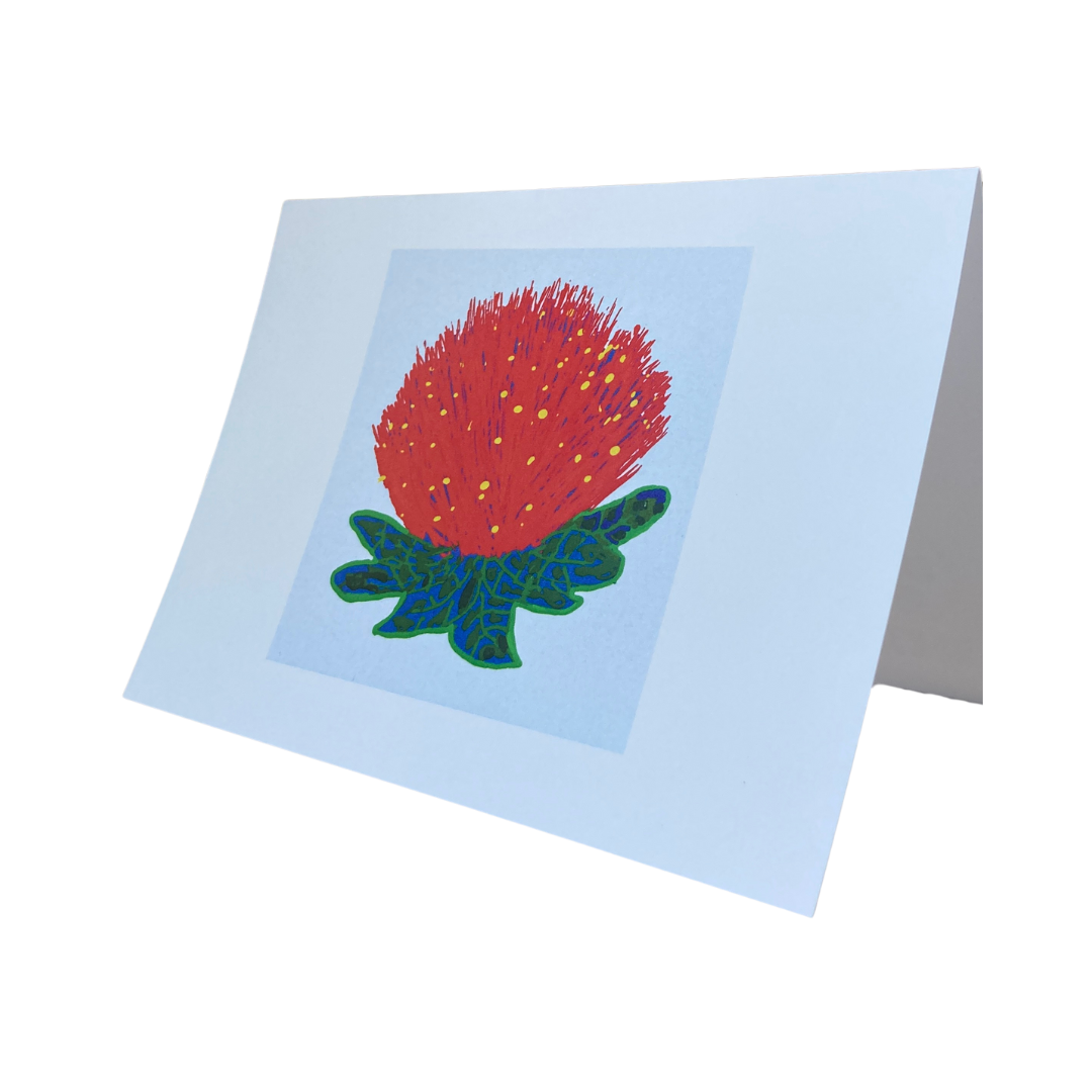 Ohiʻa Lehua Flower Card