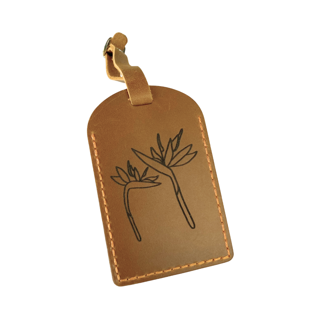 Birds of Paradise Luggage Tag