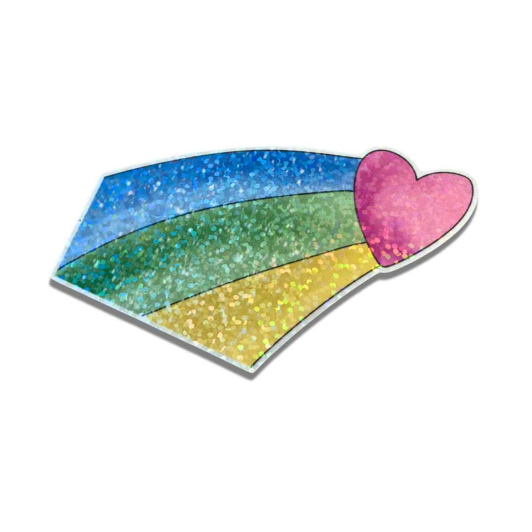 Rainbow Heart Sticker