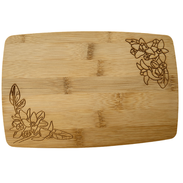 Pua Kalaunu (Crown Flower) Cutting Boards